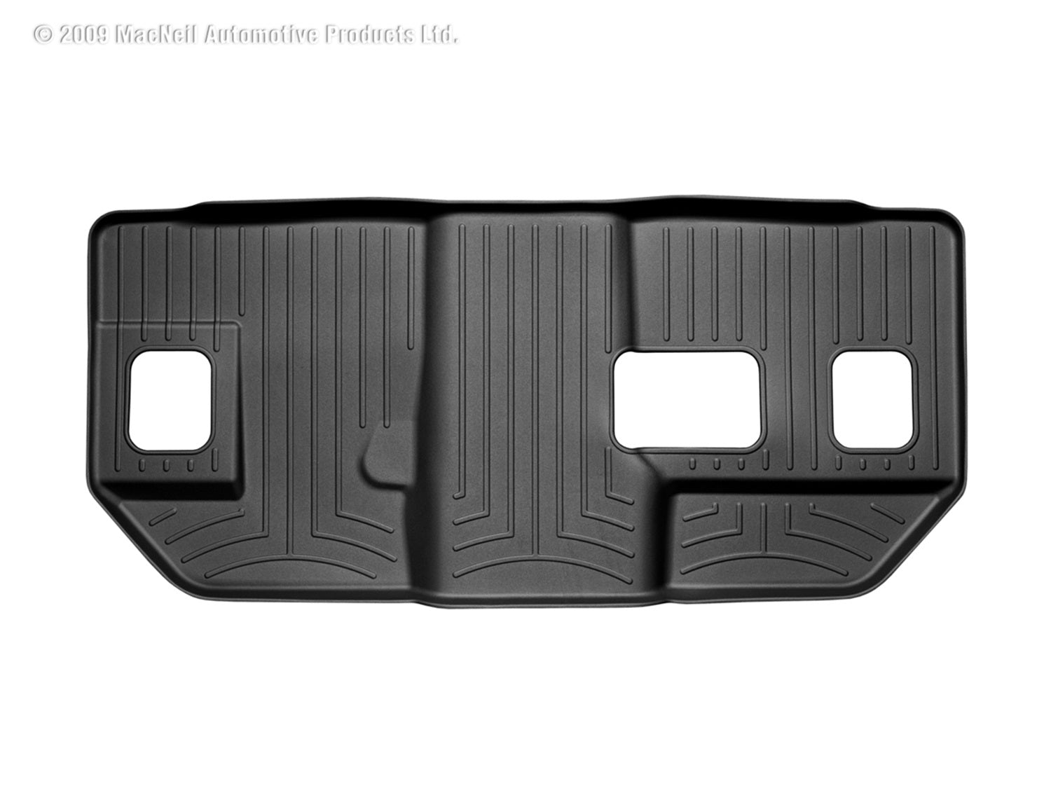 Weathertech 440668 FloorLiner™ DigitalFit®; Black; Third Row; Weathertech 440668