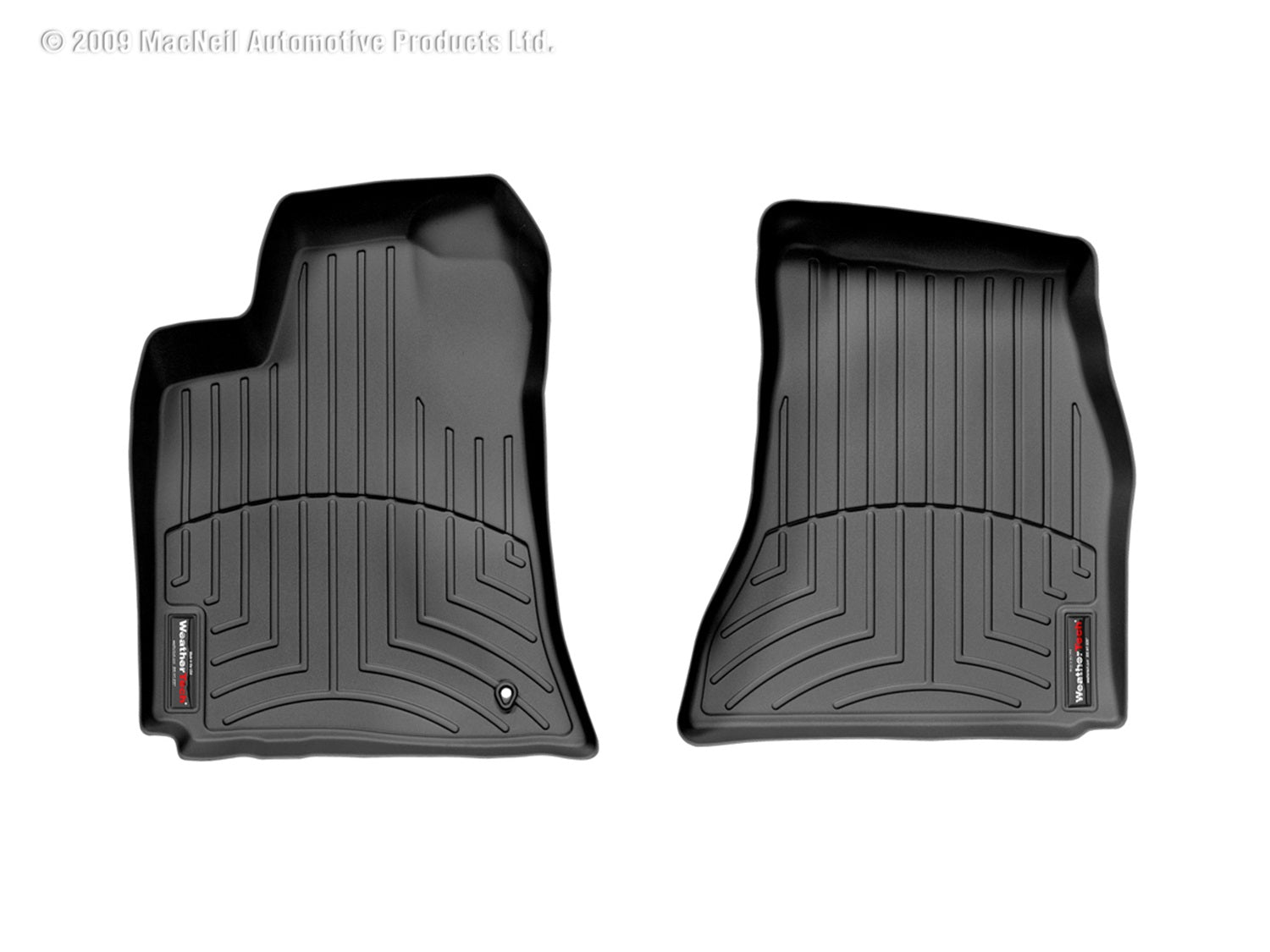 Weathertech 440691 FloorLiner™ DigitalFit®; Black; Front; Weathertech 440691