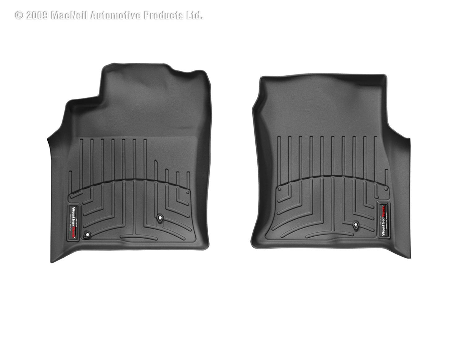 Weathertech 440701 FloorLiner™ DigitalFit®; Black; Front; Weathertech 440701