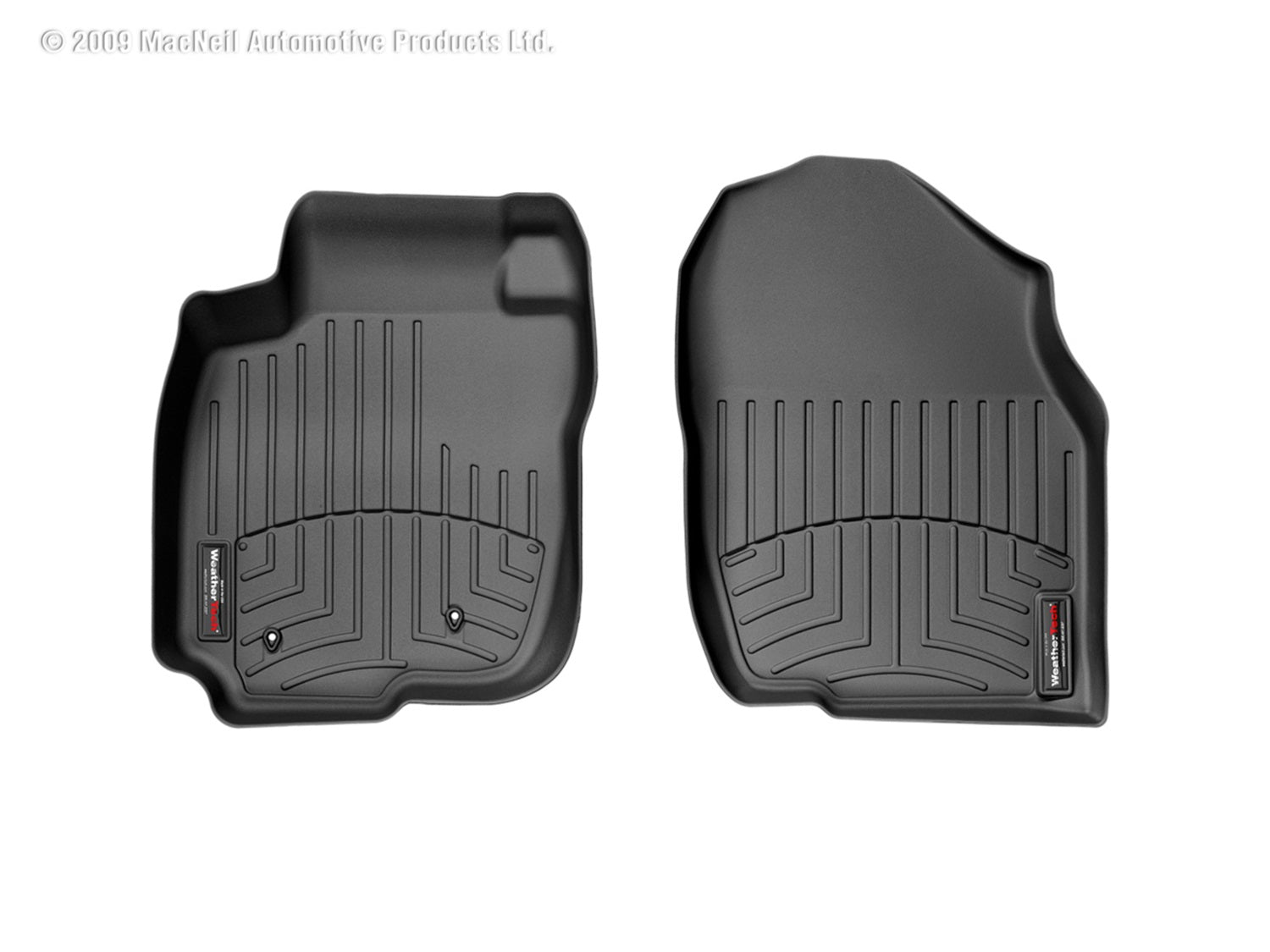 Weathertech 440721 FloorLiner™ DigitalFit®; Black; Front; Weathertech 440721
