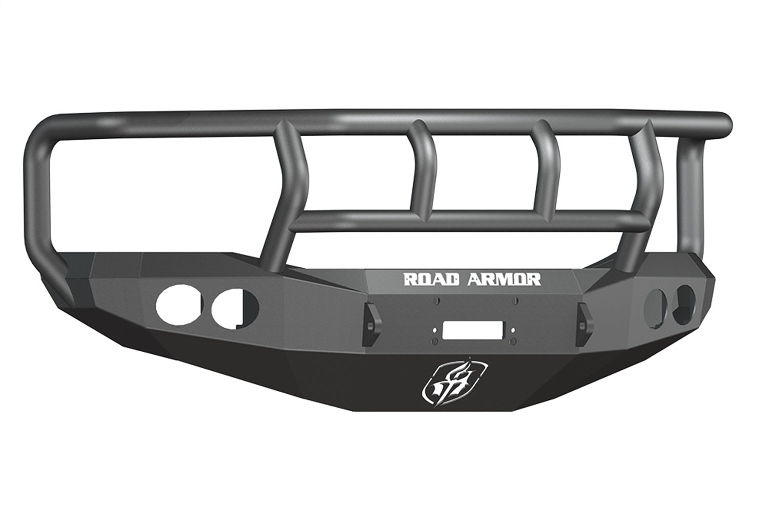 Road Armor 44072B Stealth Winch Front Bumper; Titan II Guard; Satin Black; Road Armor 44072B