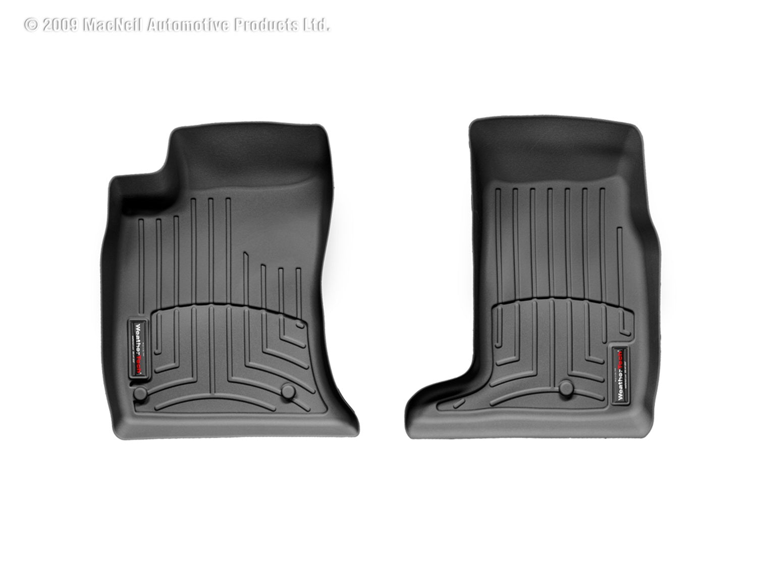 Weathertech 440791 FloorLiner™ DigitalFit®; Black; Front; Weathertech 440791