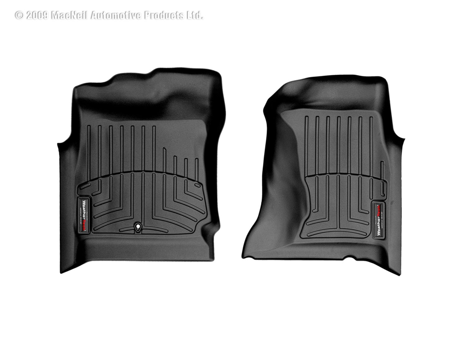 Weathertech 440811 FloorLiner™ DigitalFit®; Black; Front; Weathertech 440811