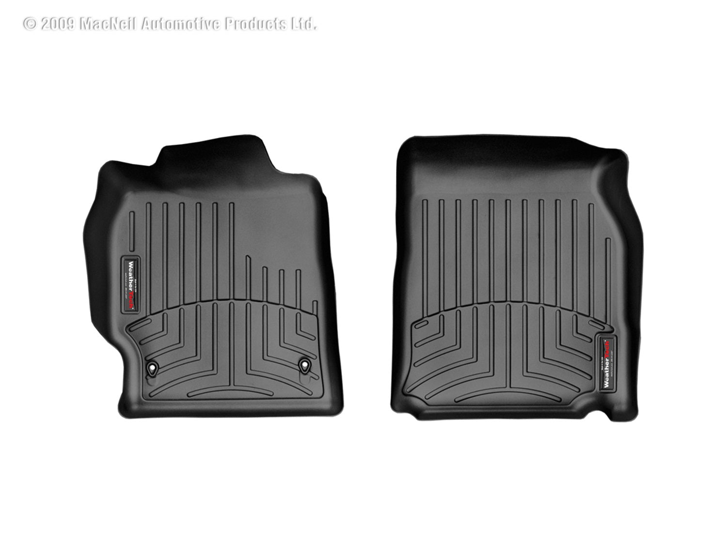 Weathertech 440841 FloorLiner™ DigitalFit®; Black; Front; Weathertech 440841