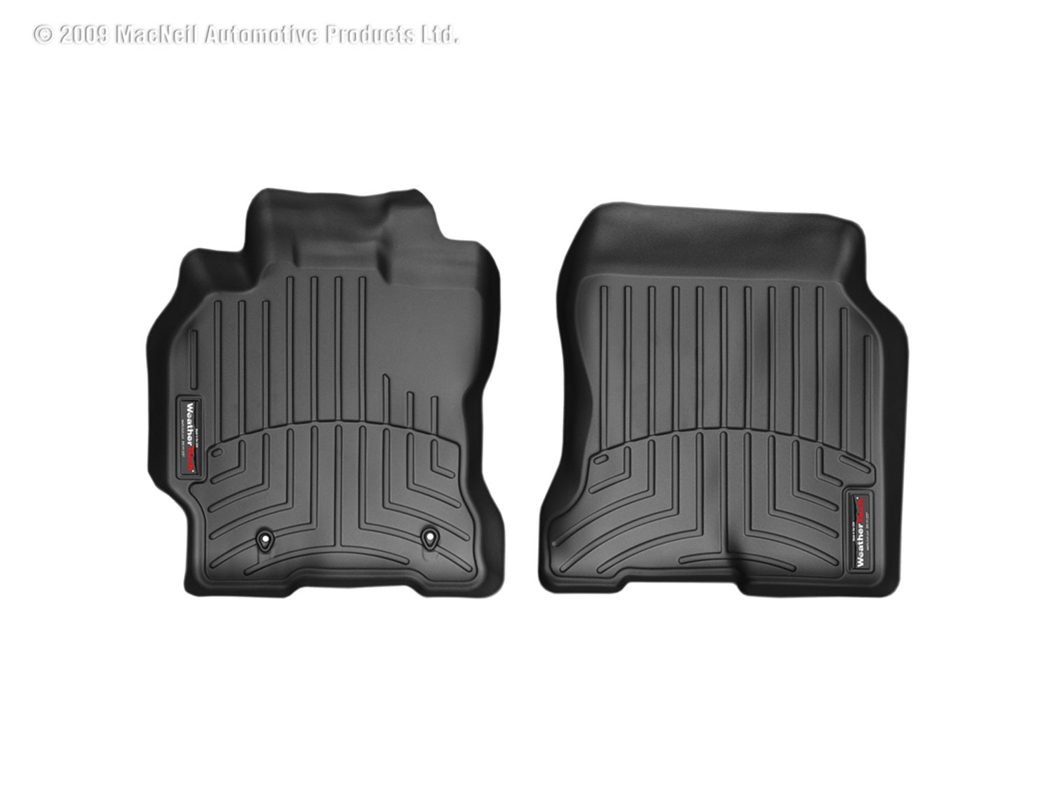 Weathertech 440851 FloorLiner™ DigitalFit®; Black; Front; Weathertech 440851