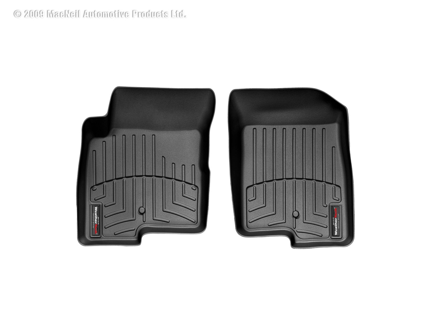 Weathertech 440861 FloorLiner™ DigitalFit®; Black; Front; Weathertech 440861