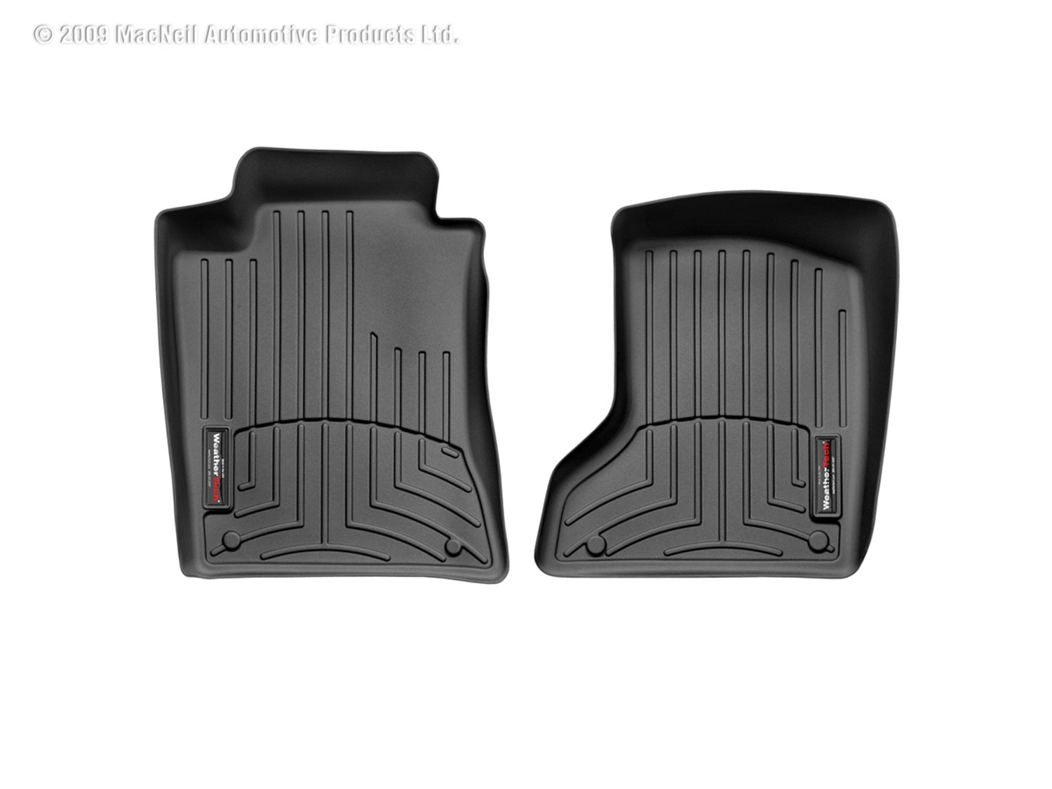 Weathertech 440881 FloorLiner™ DigitalFit®; Black; Front; Weathertech 440881