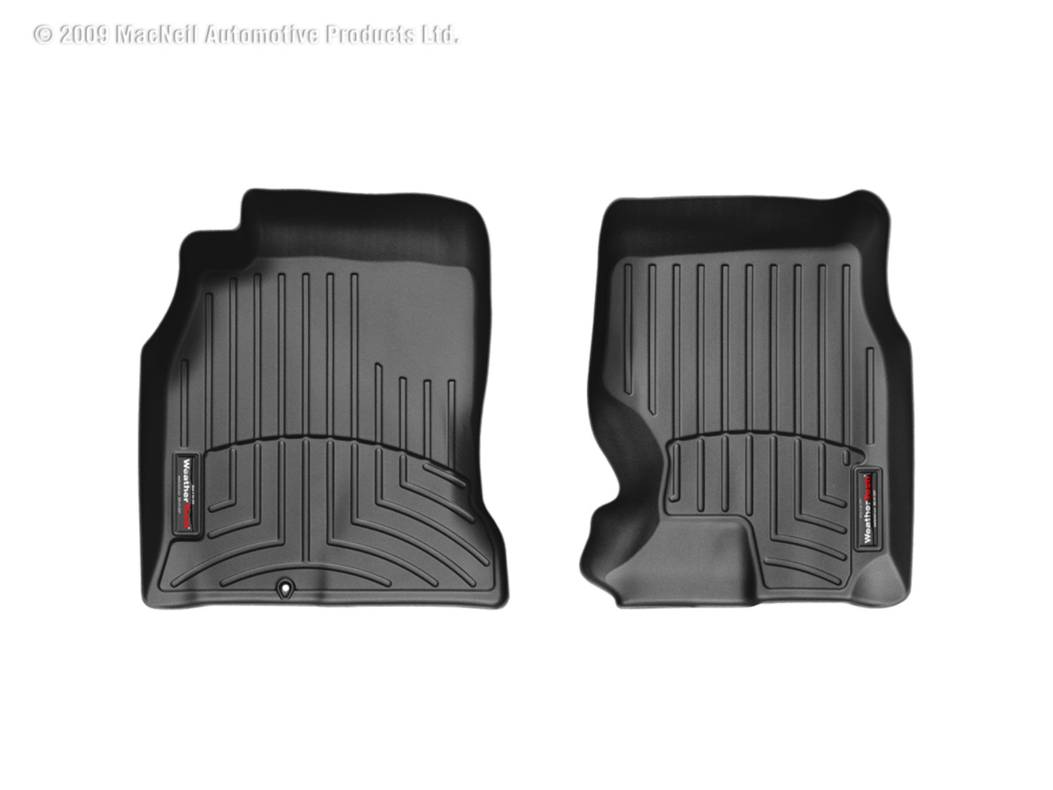Weathertech 440921 FloorLiner™ DigitalFit®; Black; Front; Weathertech 440921