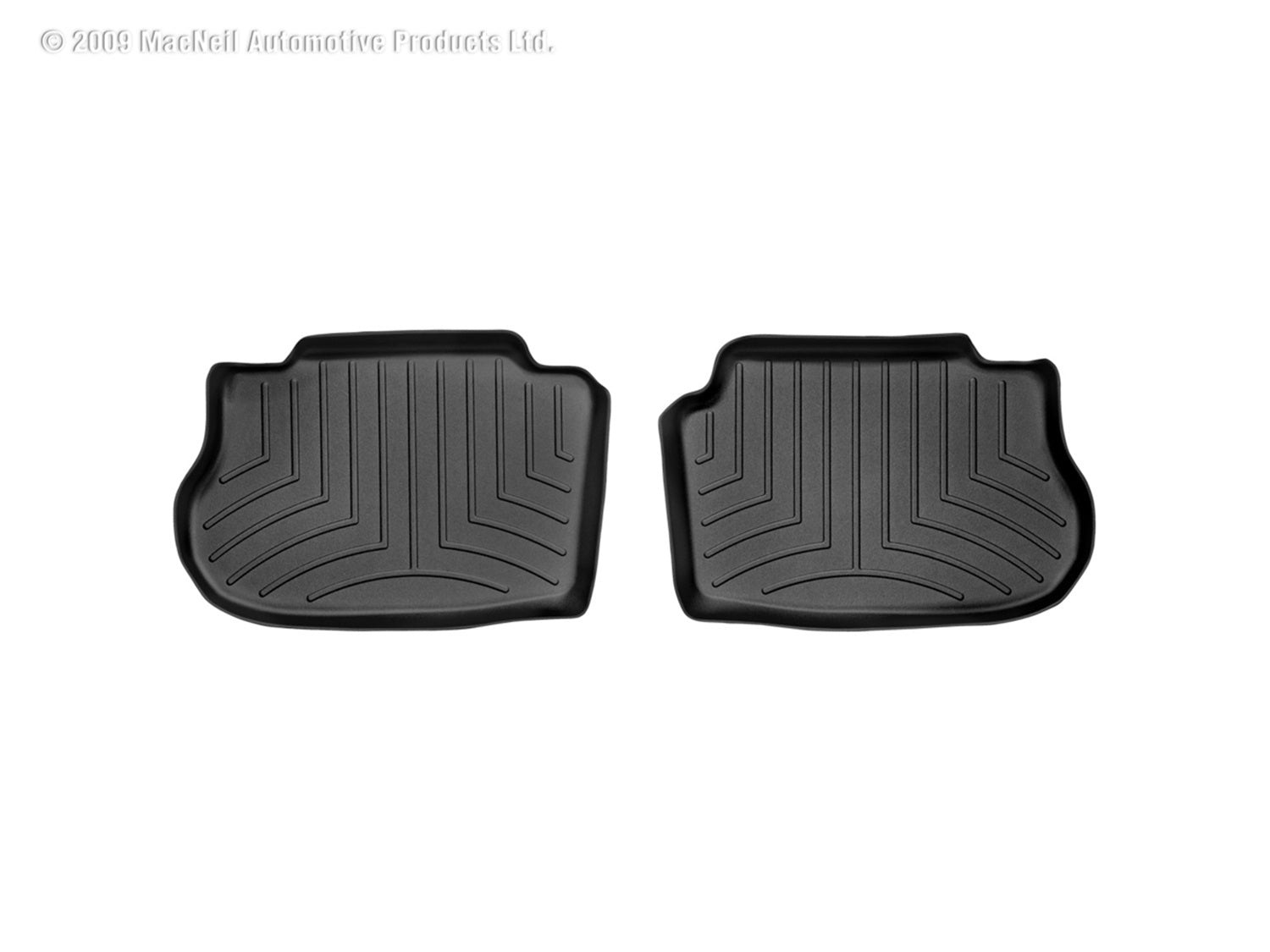 Weathertech 440922 FloorLiner™ DigitalFit®; Black; Rear; 2 Pieces; Weathertech 440922