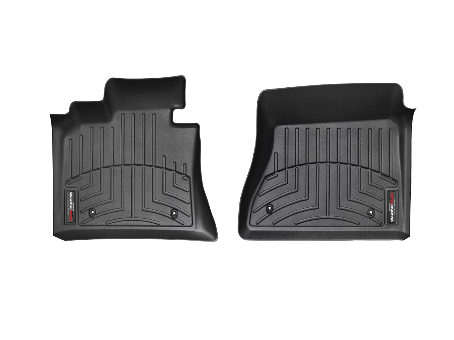 Weathertech 440801 FloorLiner™ DigitalFit®; Black; Front; Weathertech 440801
