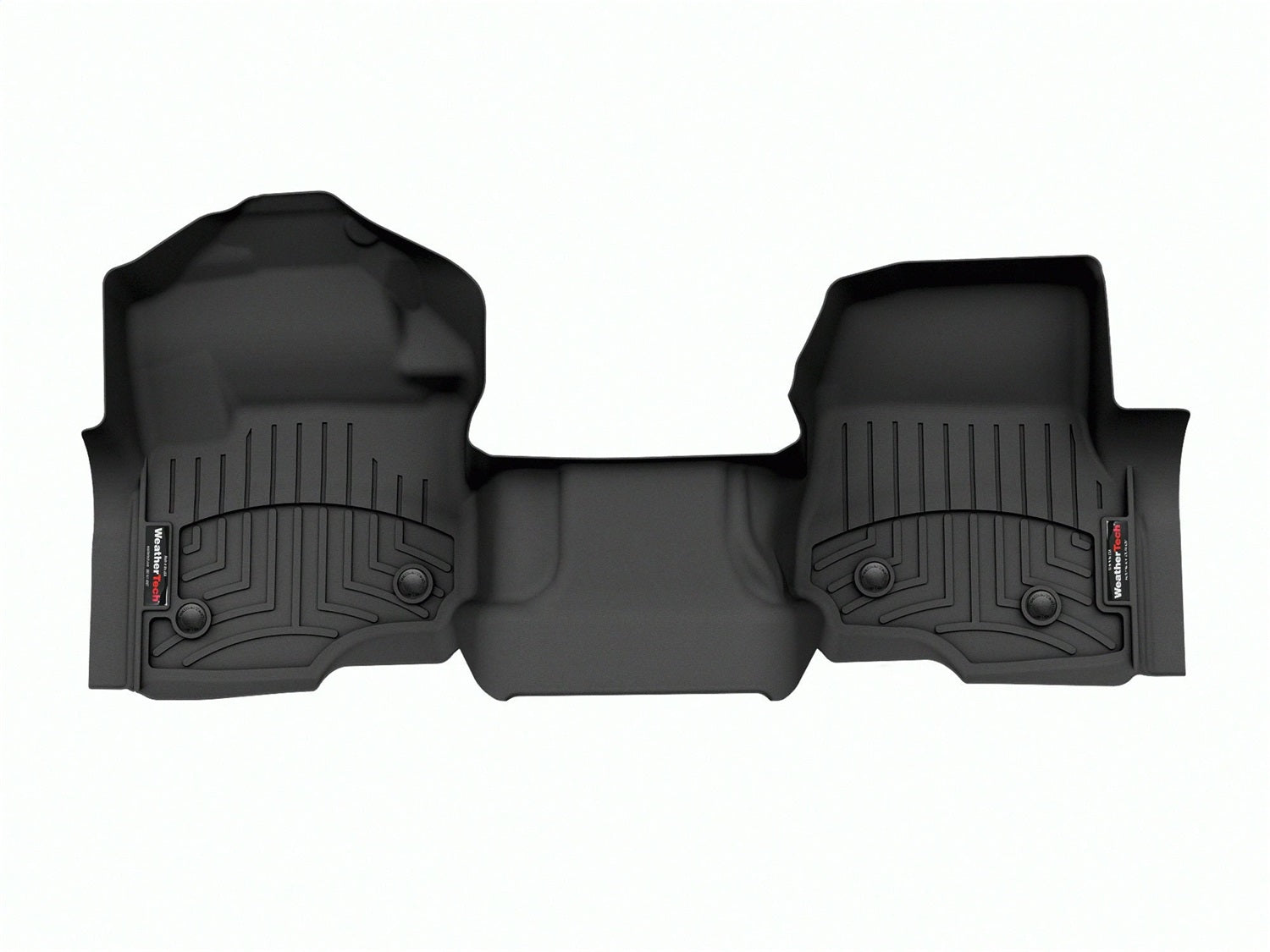 Weathertech 4410331V FloorLiner™ DigitalFit®; Black; Front; Over The Hump; Weathertech 4410331V