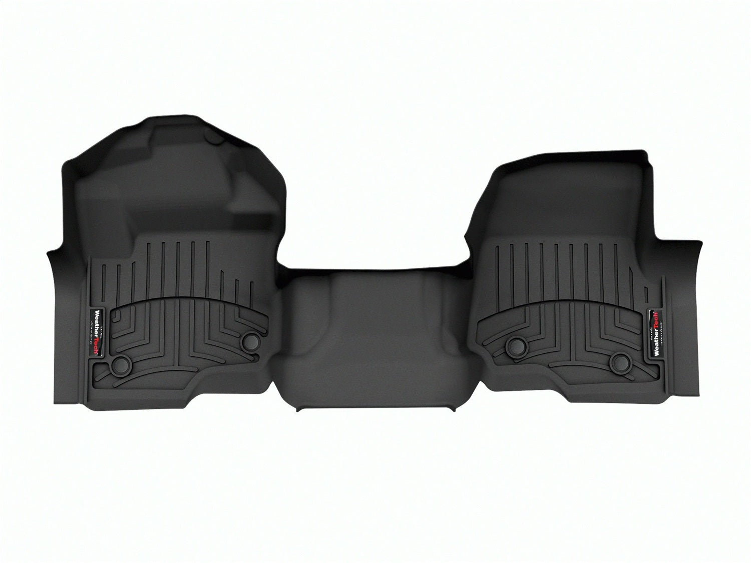 Weathertech 4410331 FloorLiner™ DigitalFit®; Black; Front; Over The Hump; Weathertech 4410331