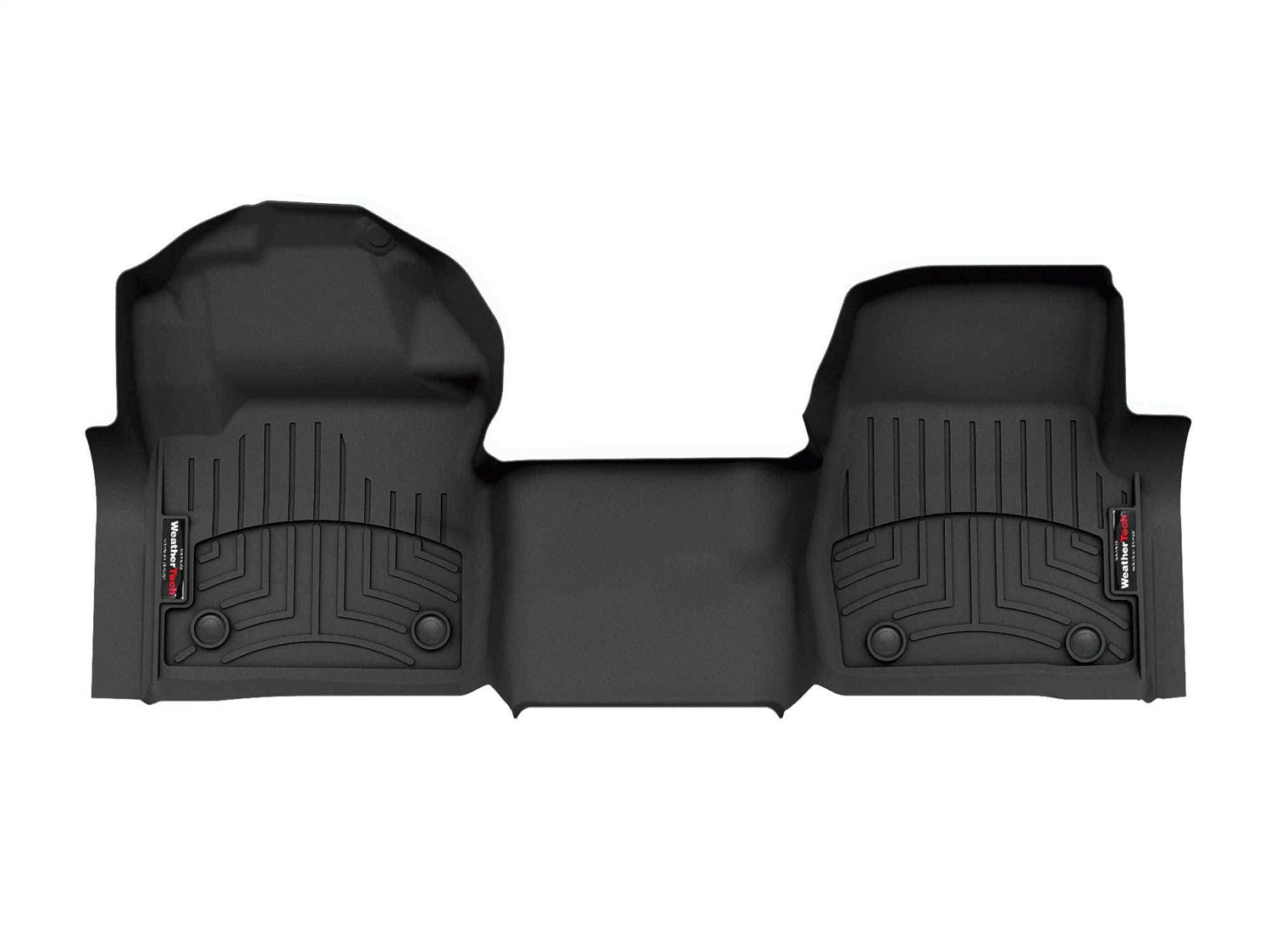 Weathertech 4410351V FloorLiner™ DigitalFit®; Black; Front; Over The Hump; Weathertech 4410351V