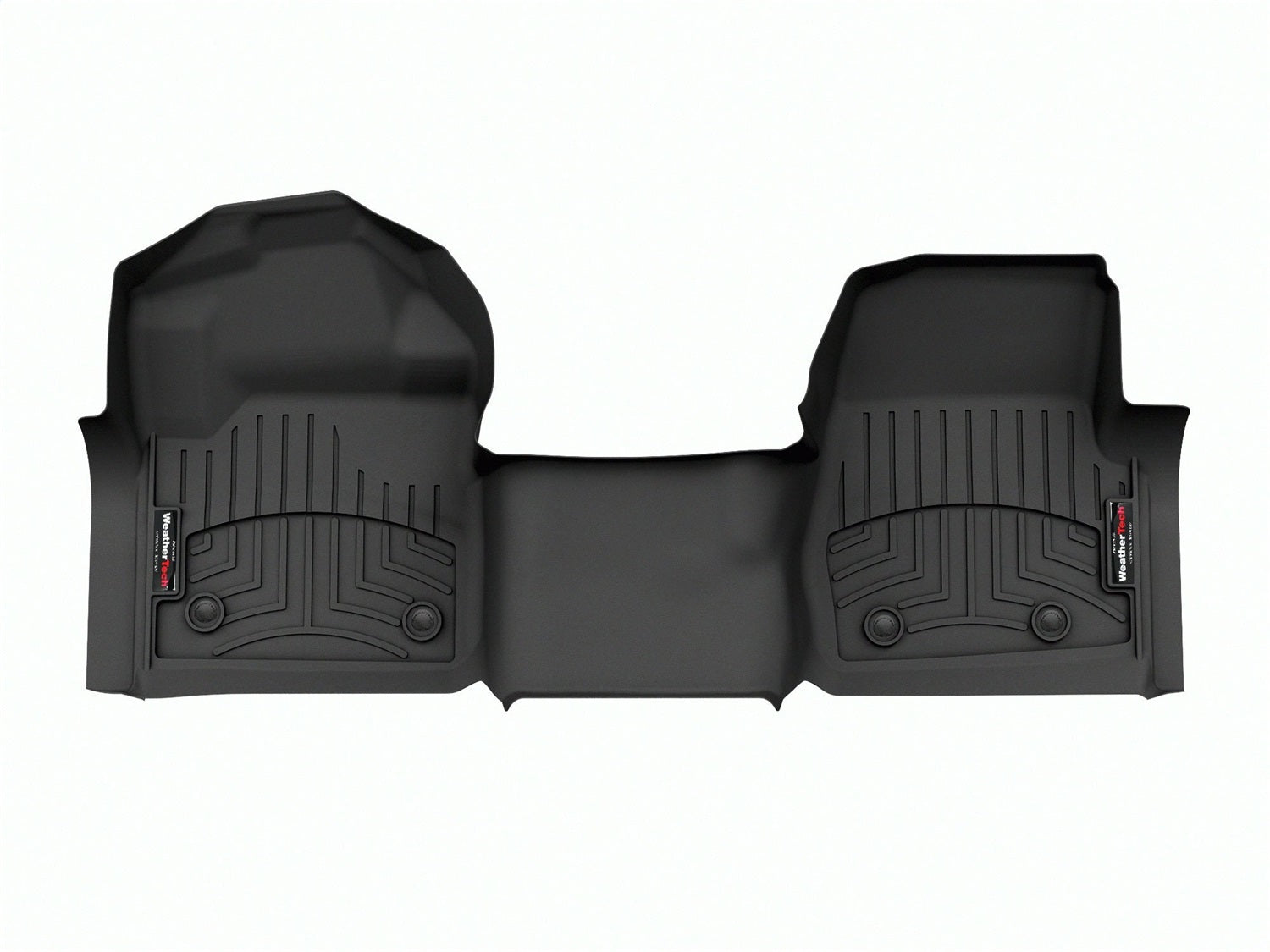 Weathertech 4410351 FloorLiner™ DigitalFit®; Black; Front; Over The Hump; Weathertech 4410351