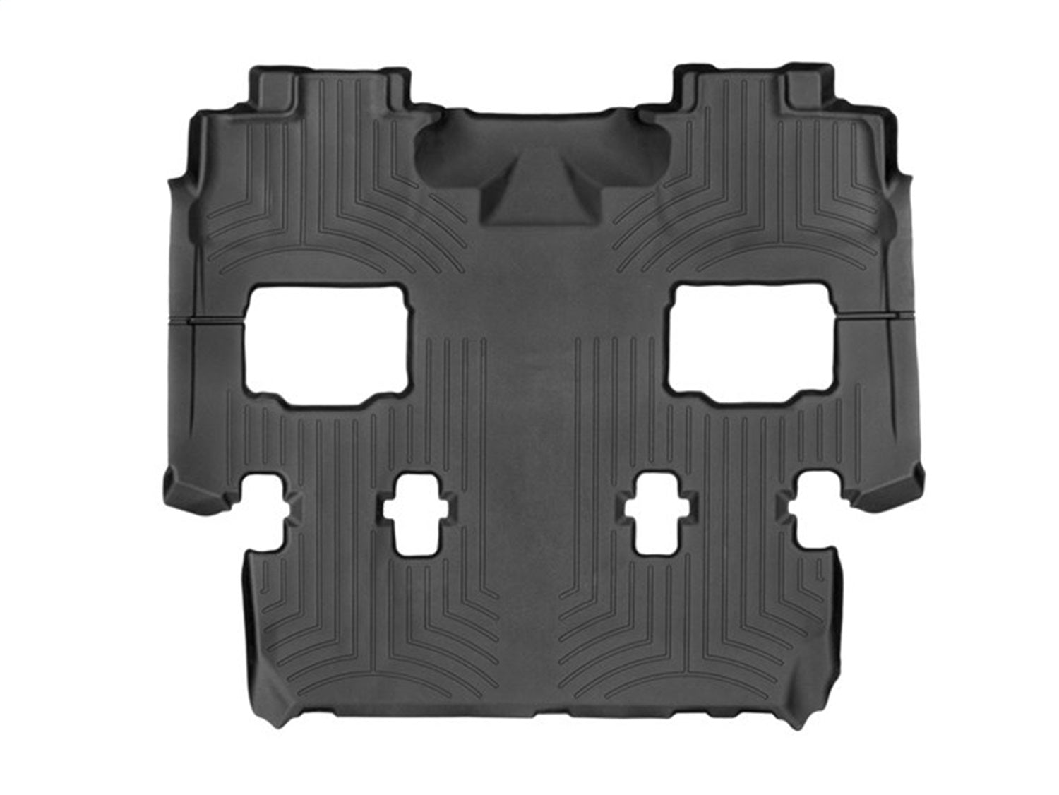 Weathertech 4410402 FloorLiner™ DigitalFit®; Black; Rear and Third Row; 1 Piece; Weathertech 4410402