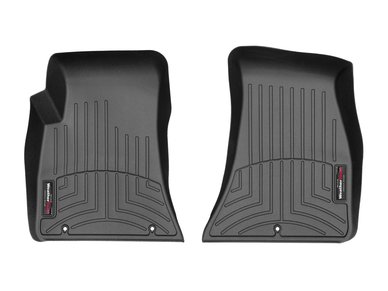 Weathertech 4410491 FloorLiner™ DigitalFit®; Black; Front; Weathertech 4410491