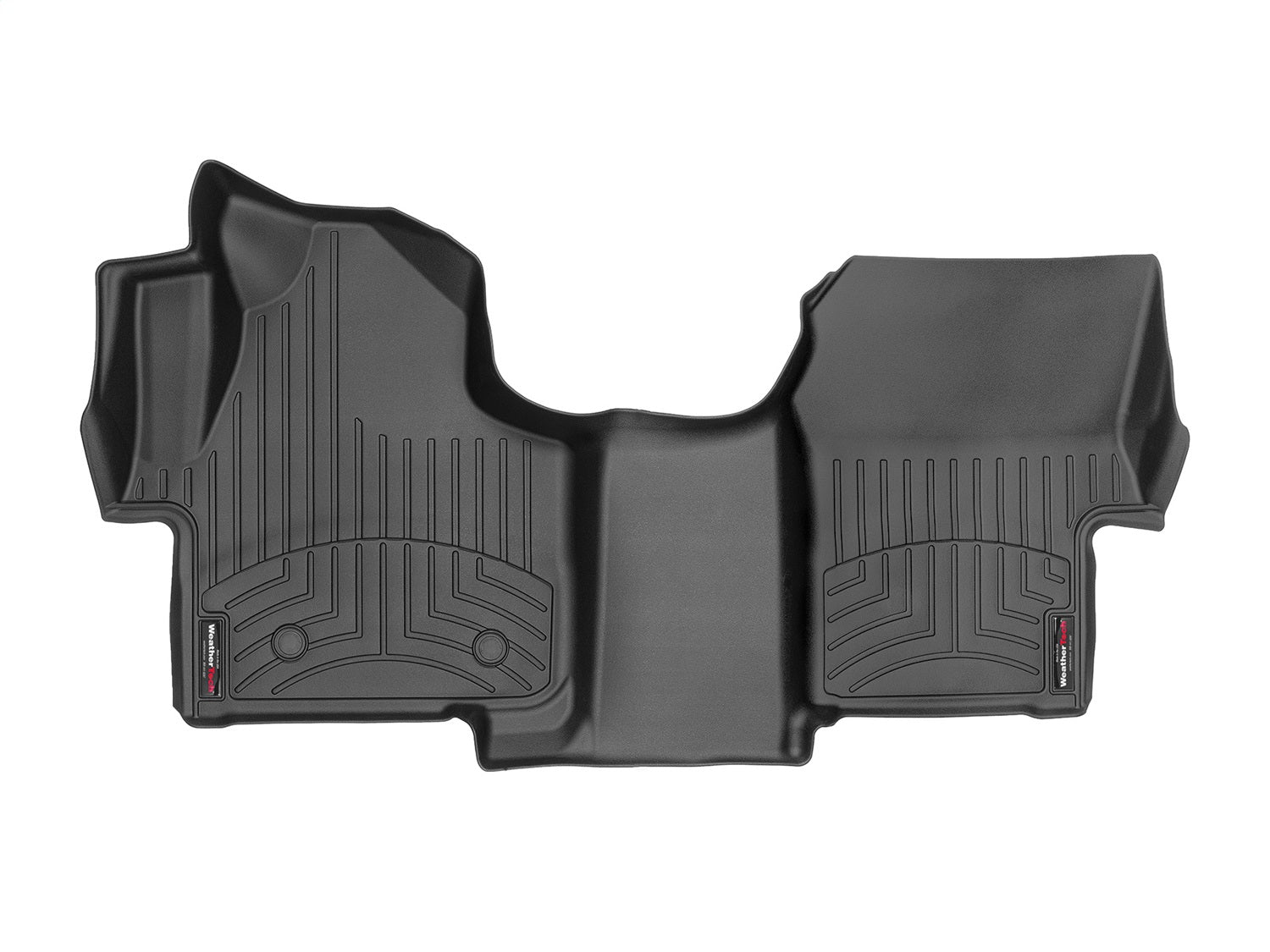 Weathertech 4410631 FloorLiner™ DigitalFit®; Black; Front; Over The Hump; Weathertech 4410631