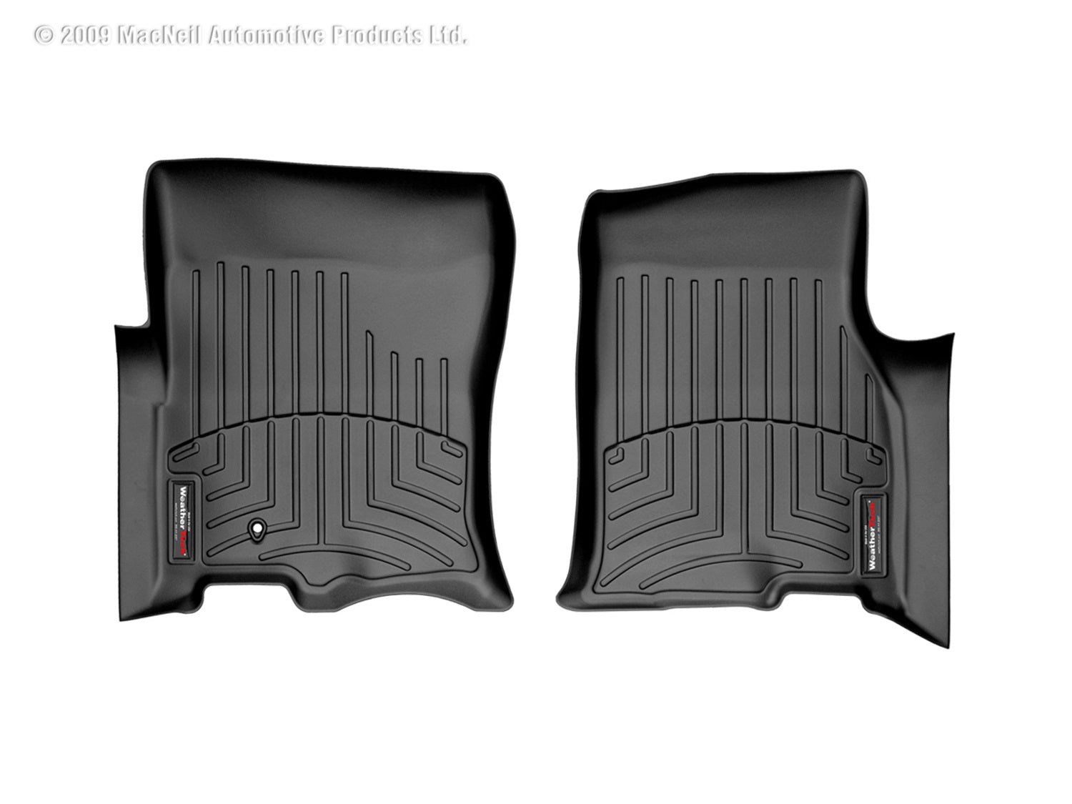 Weathertech 441071 FloorLiner™ DigitalFit®; Black; Front; Weathertech 441071