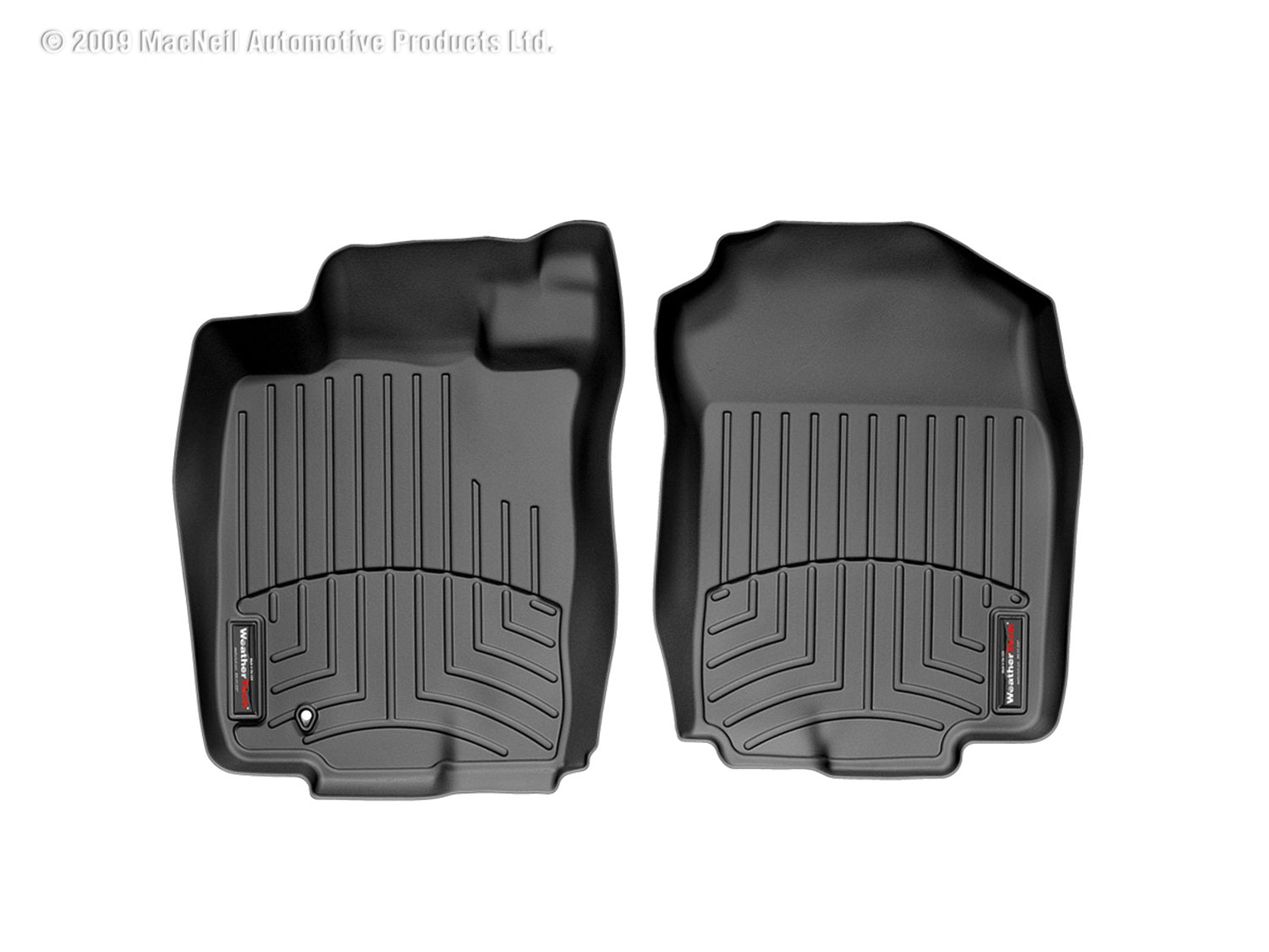 Weathertech 441081 FloorLiner™ DigitalFit®; Black; Front; Weathertech 441081