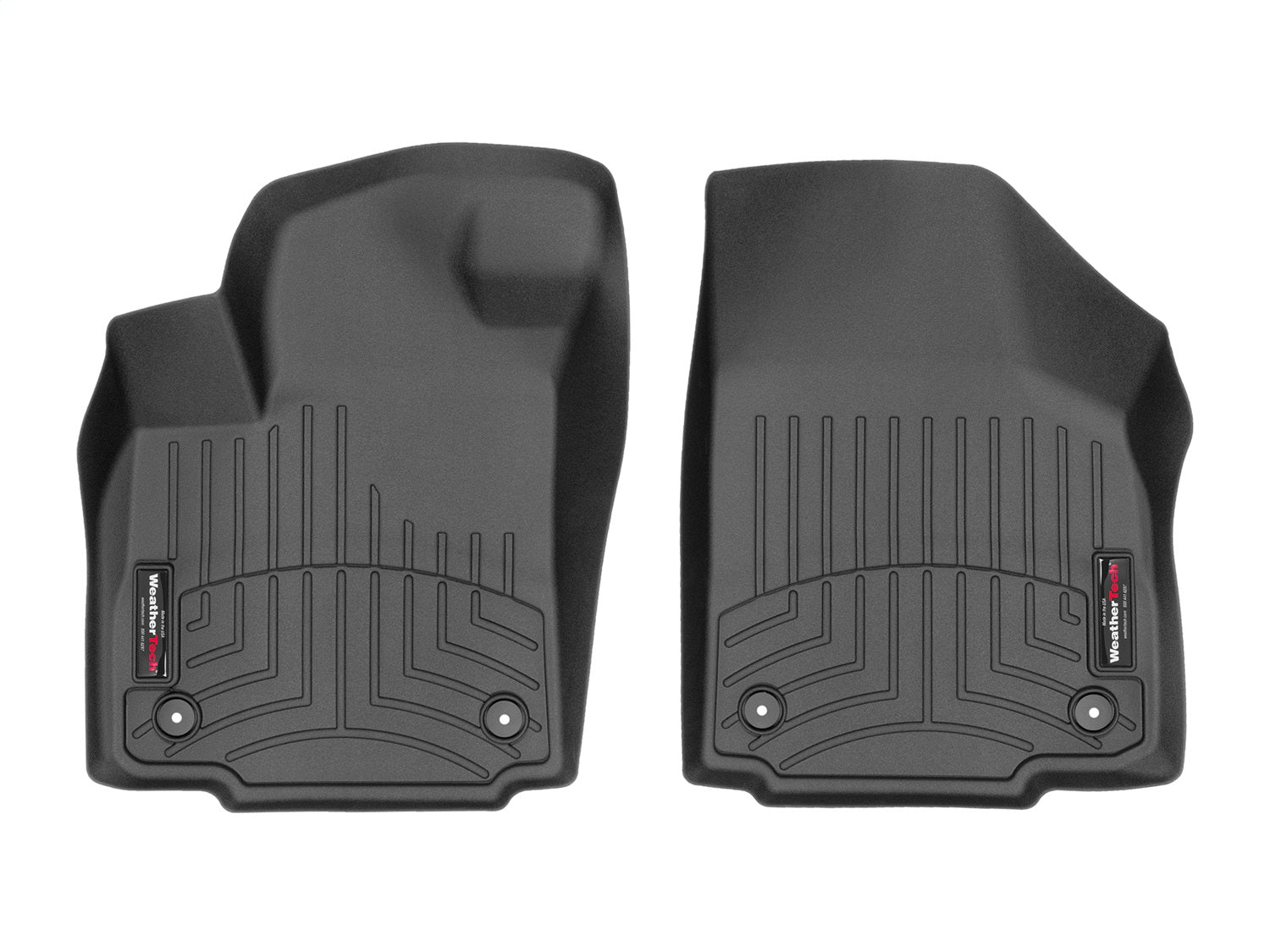Weathertech 4412141 FloorLiner™ DigitalFit®; Black; Front; Weathertech 4412141
