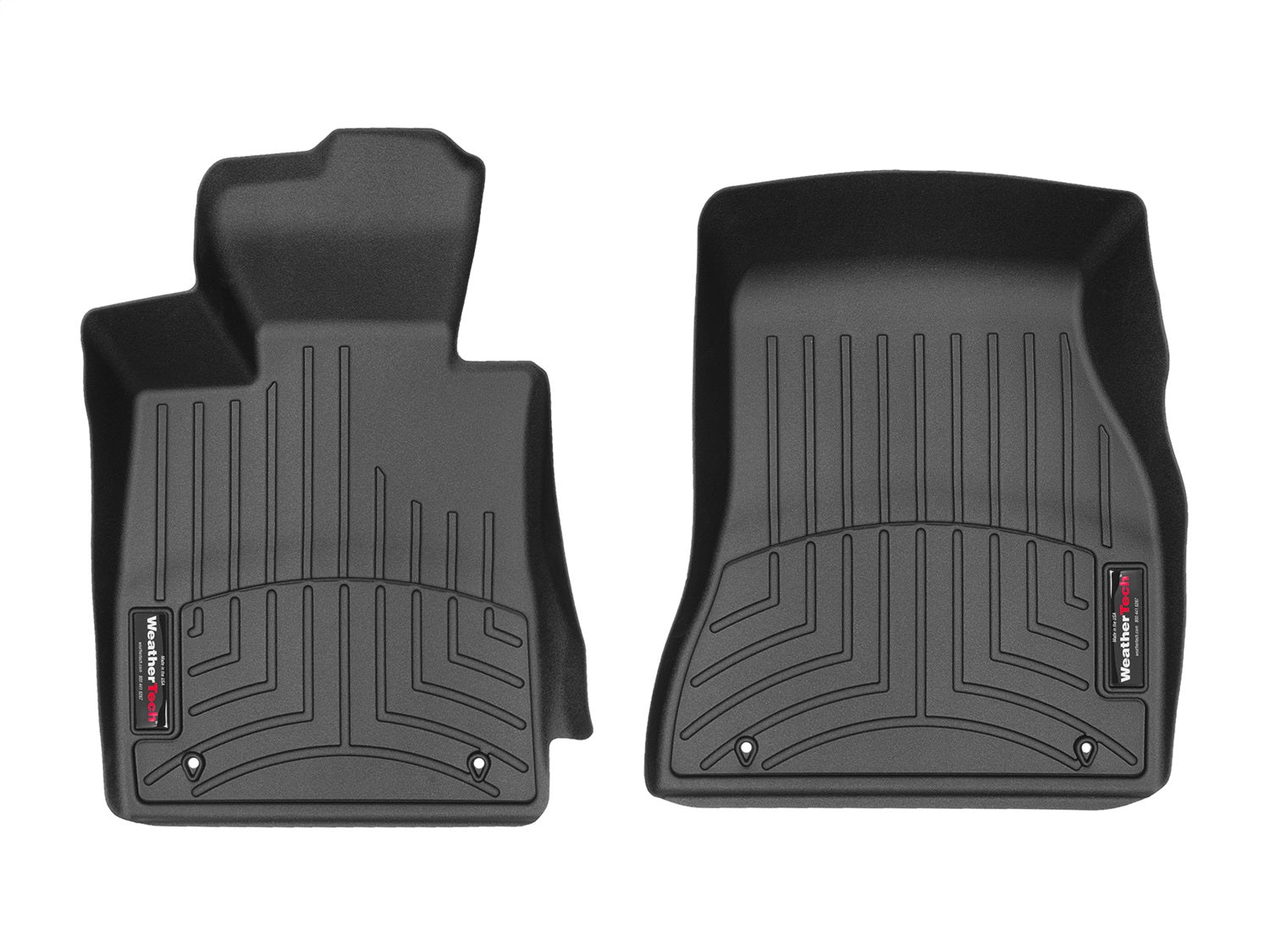 Weathertech 4410891 FloorLiner™ DigitalFit®; Black; Front; Weathertech 4410891
