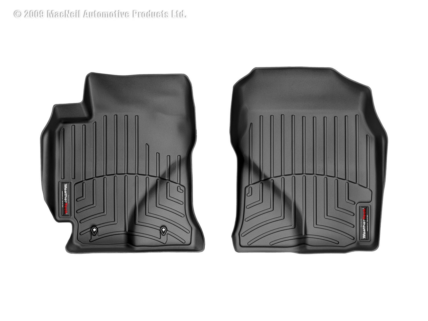 Weathertech 441091 FloorLiner™ DigitalFit®; Black; Front; Weathertech 441091