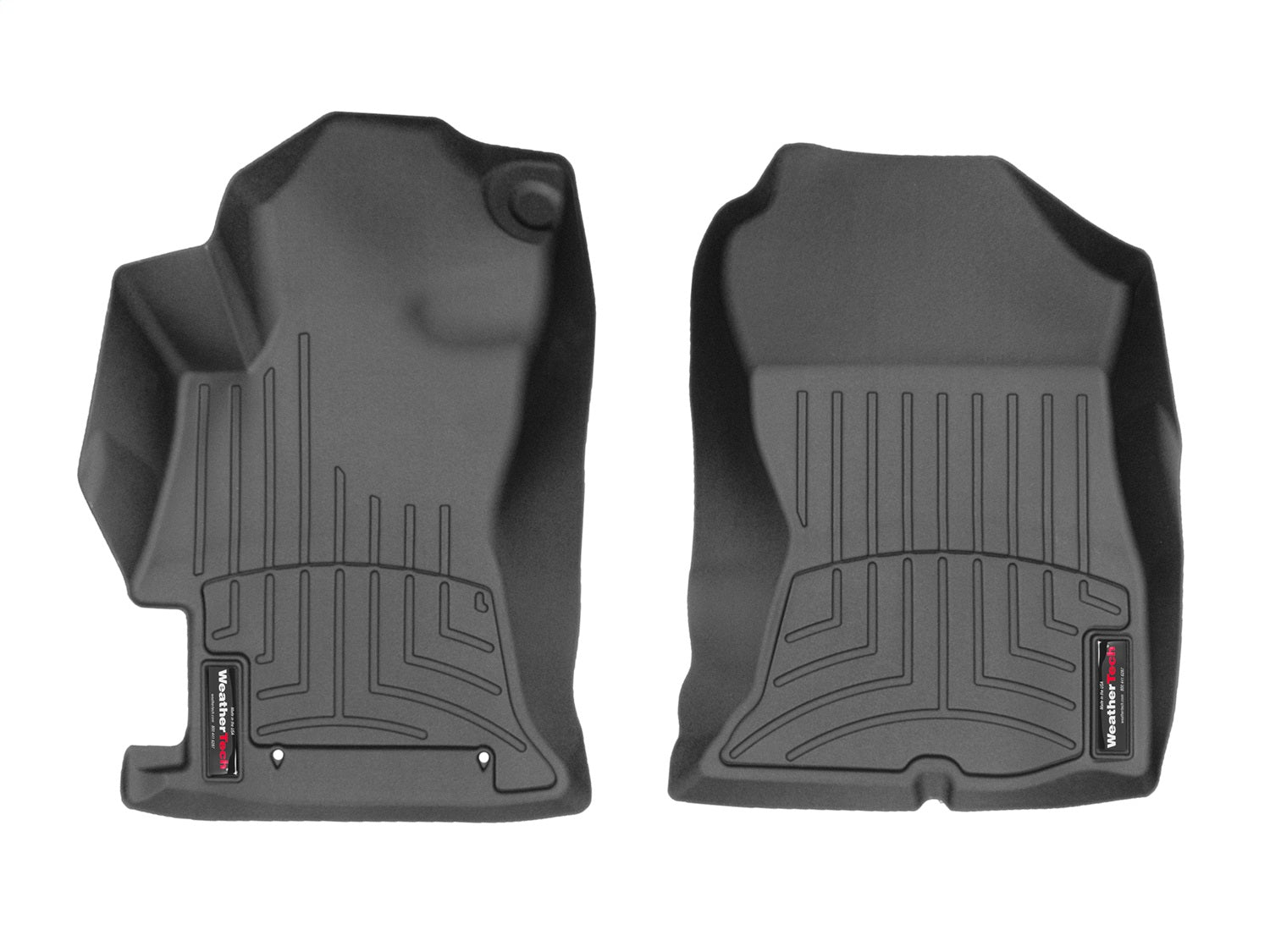 Weathertech 4411071 FloorLiner™ DigitalFit®; Black; Front; Weathertech 4411071