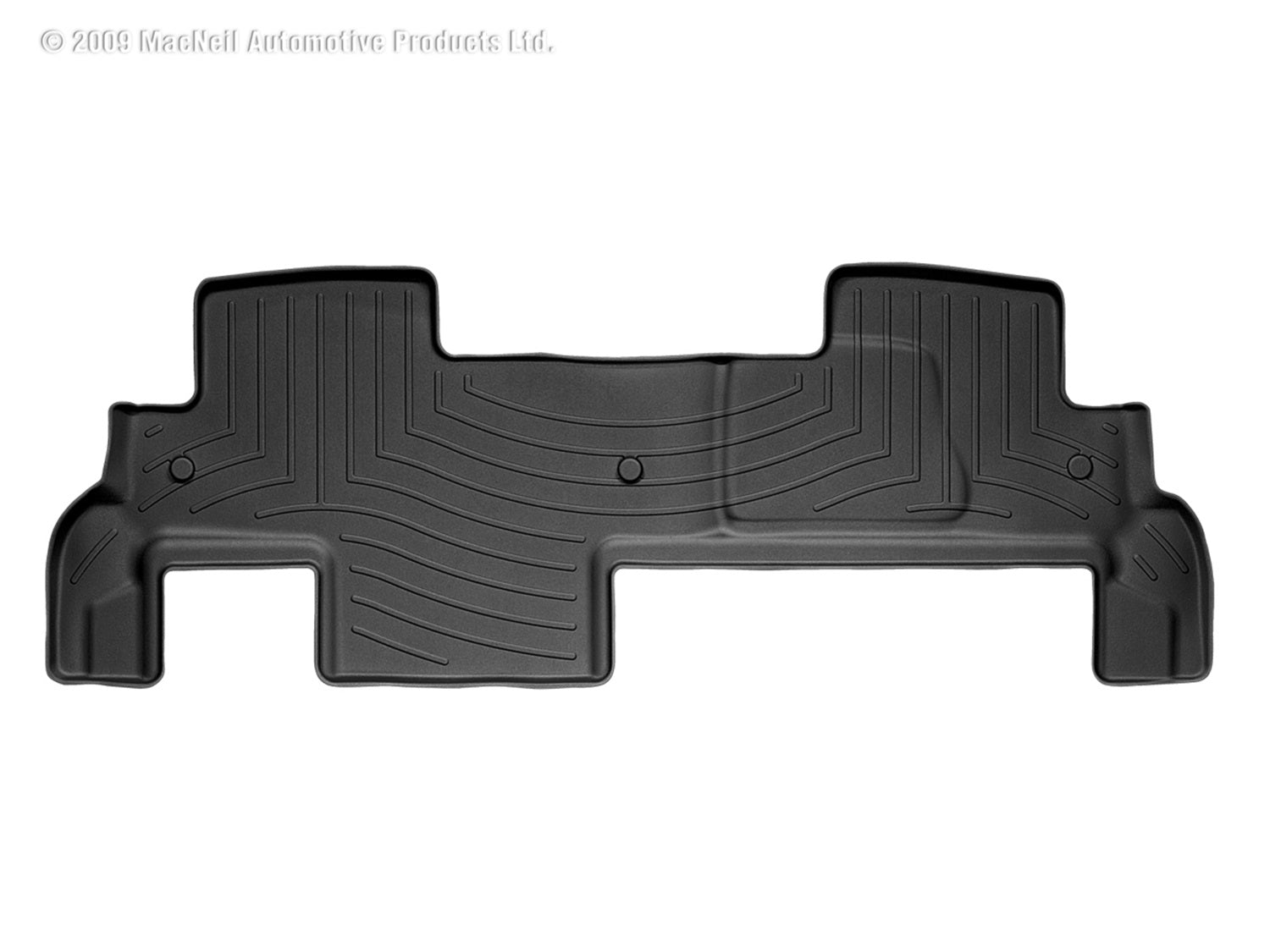 Weathertech 441112 FloorLiner™ DigitalFit®; Black; Rear; Weathertech 441112