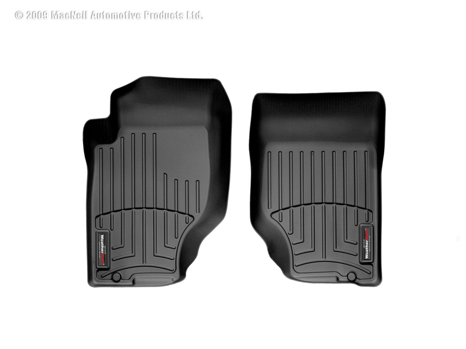 Weathertech 441121 FloorLiner™ DigitalFit®; Black; Front; Weathertech 441121