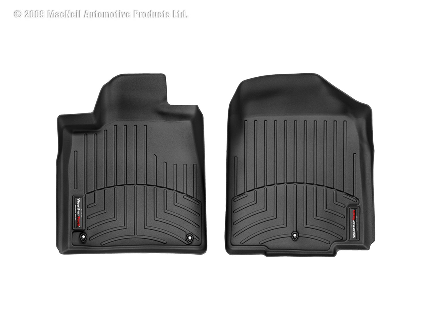 Weathertech 441141 FloorLiner™ DigitalFit®; Black; Front; Weathertech 441141