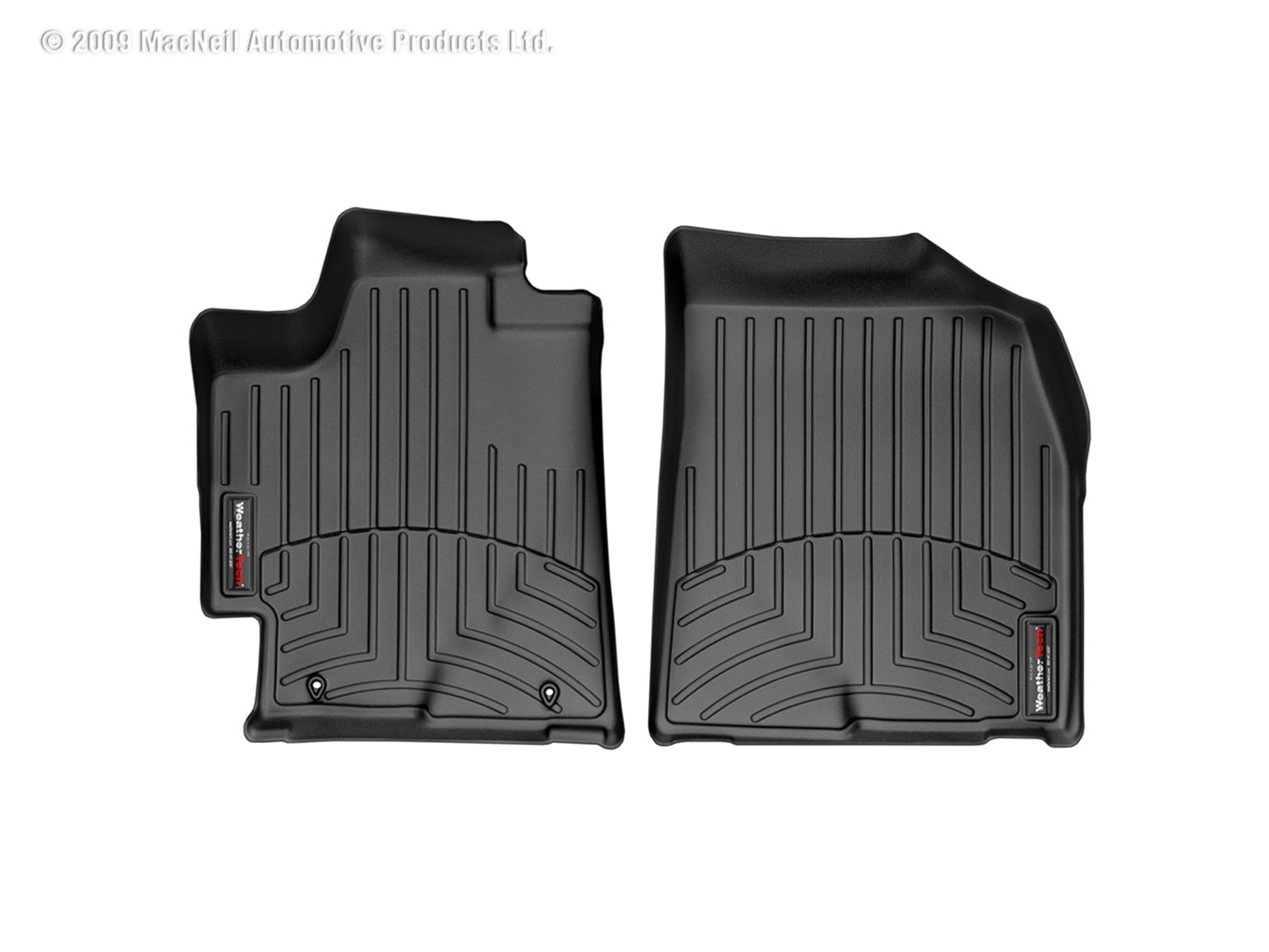 Weathertech 441151 FloorLiner™ DigitalFit®; Black; Front; Weathertech 441151