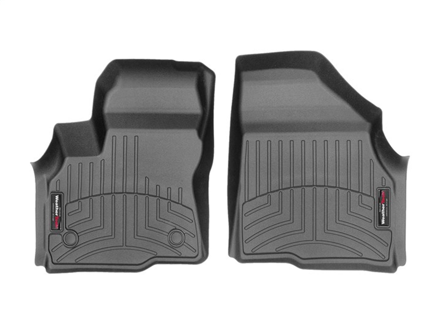 Weathertech 4411701 FloorLiner™ DigitalFit®; Black; Front; Weathertech 4411701