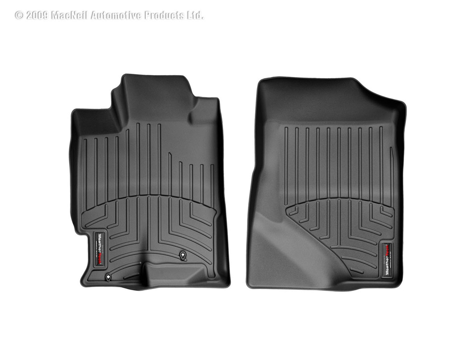 Weathertech 441171 FloorLiner™ DigitalFit®; Black; Front; Weathertech 441171