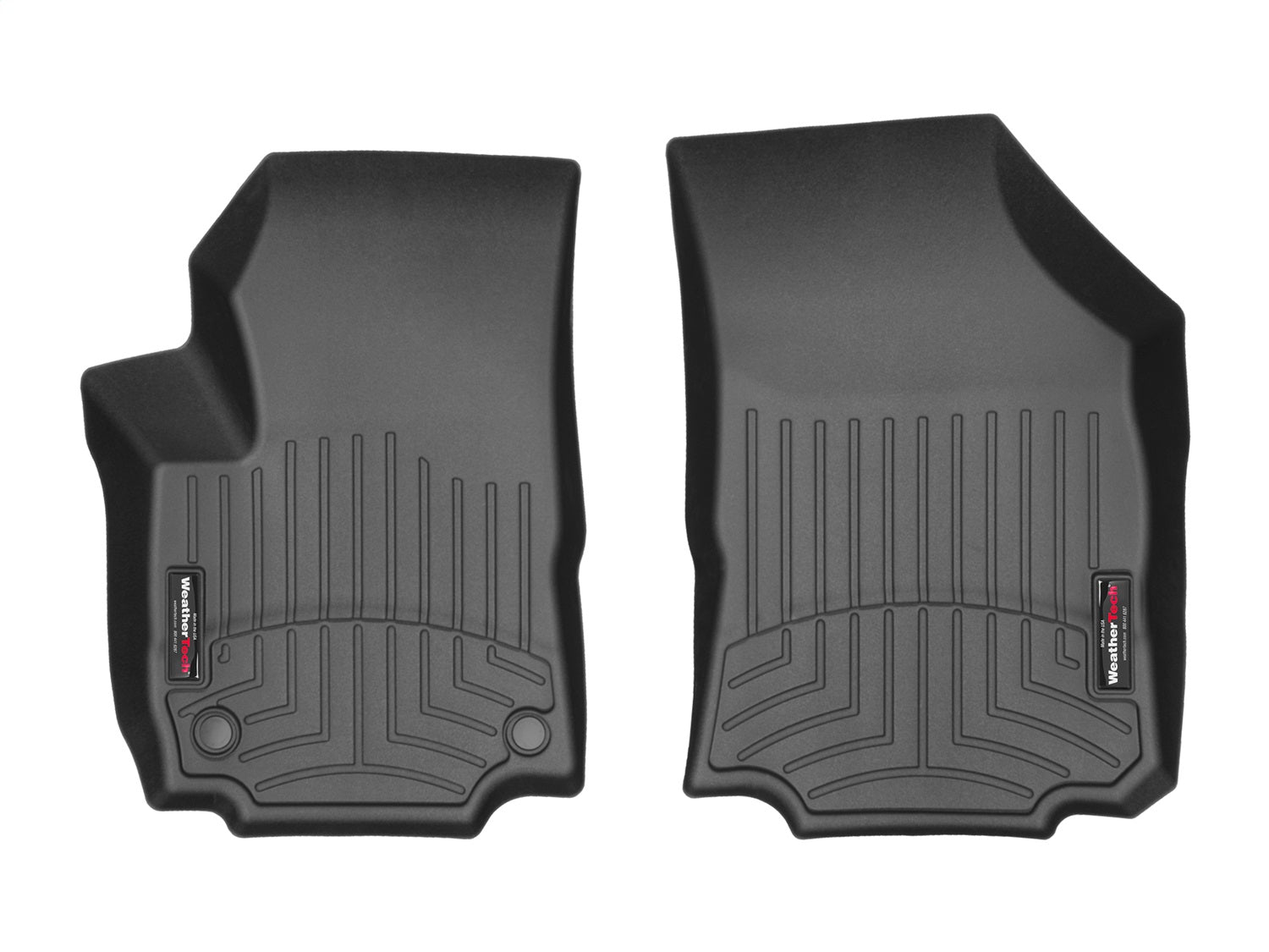 Weathertech 4411761 FloorLiner™ DigitalFit®; Black; Front; Weathertech 4411761
