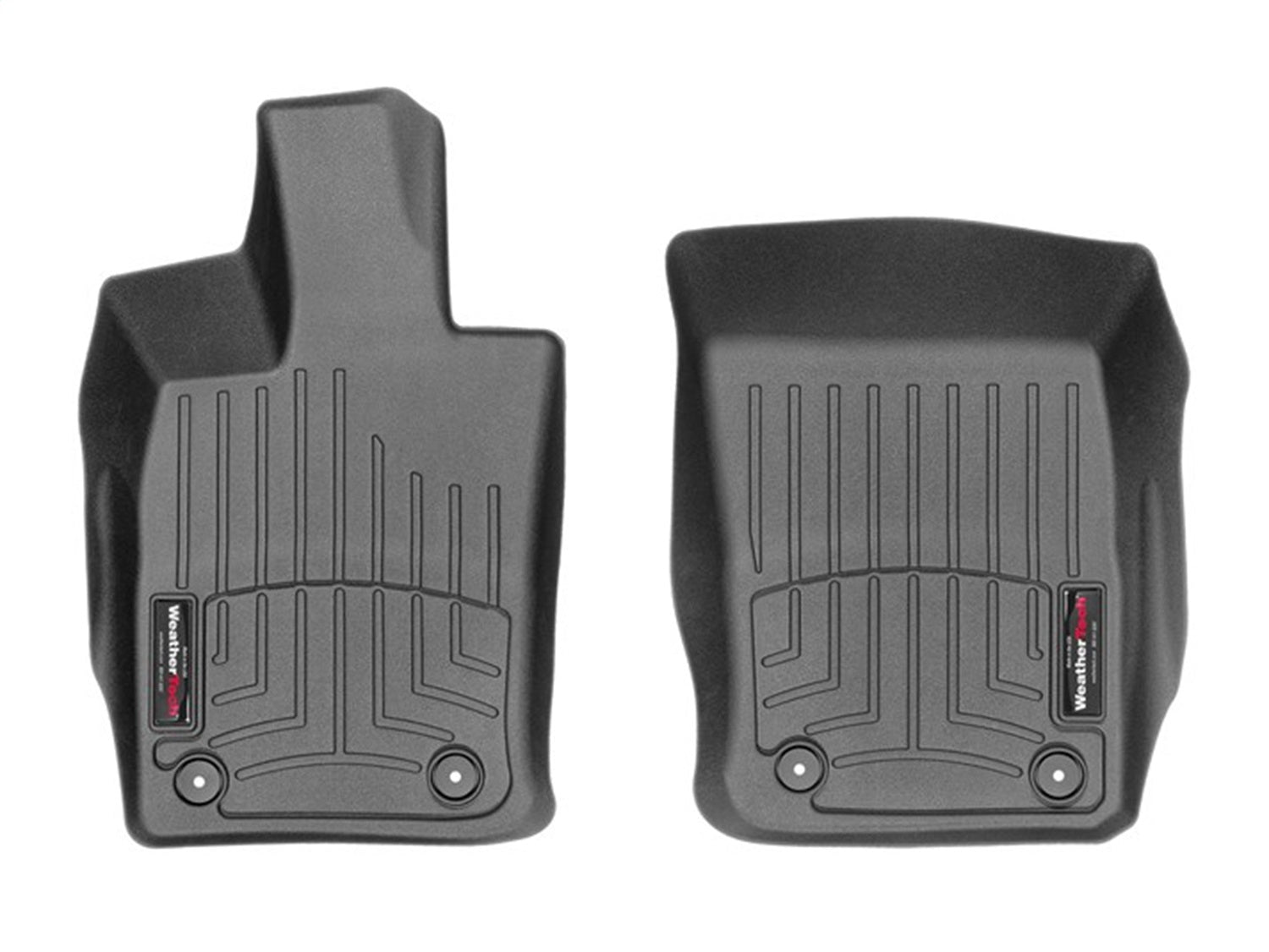 Weathertech 4411801 FloorLiner™ DigitalFit®; Black; Front; Weathertech 4411801