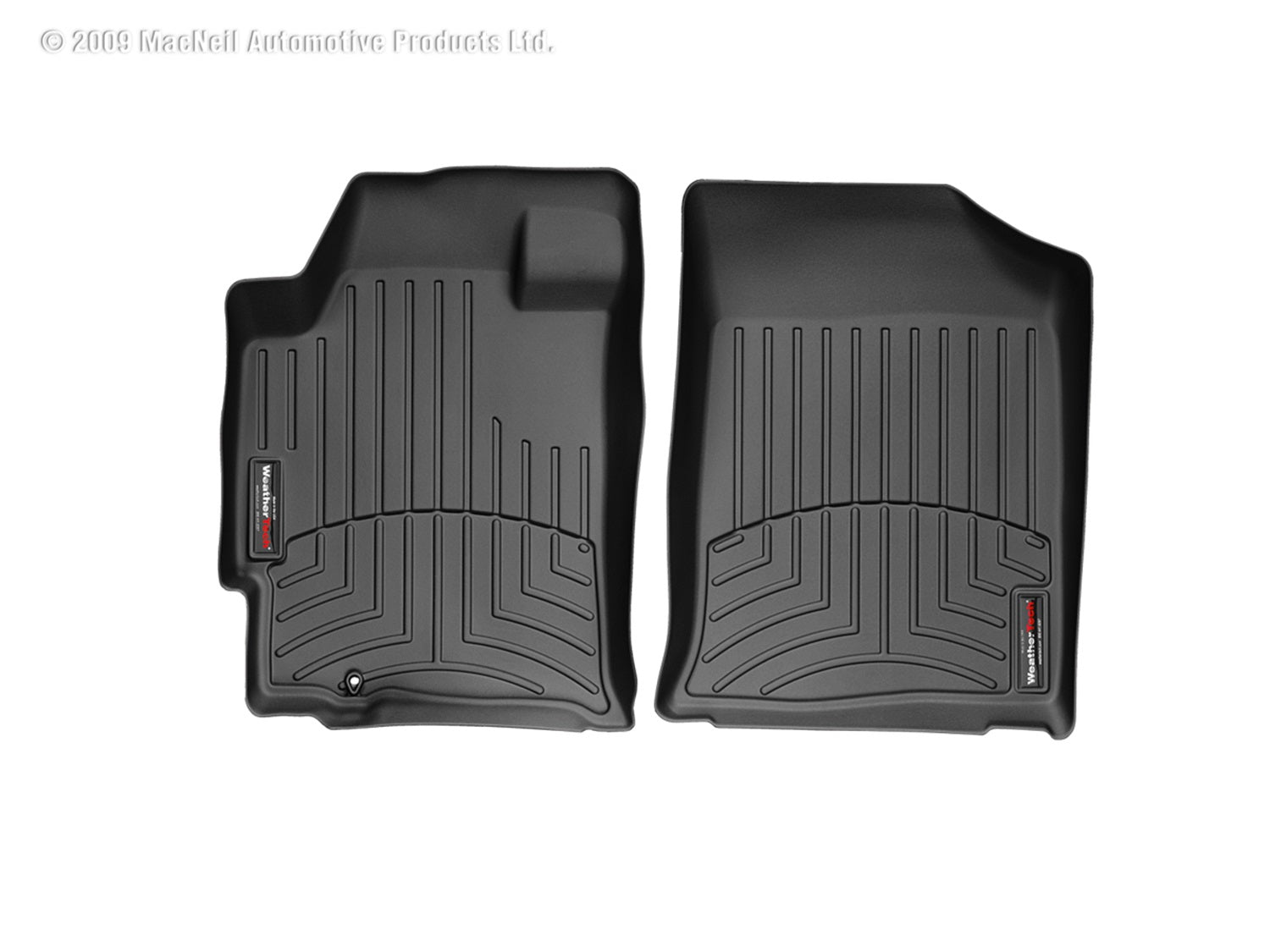 Weathertech 441181 FloorLiner™ DigitalFit®; Black; Front; Weathertech 441181