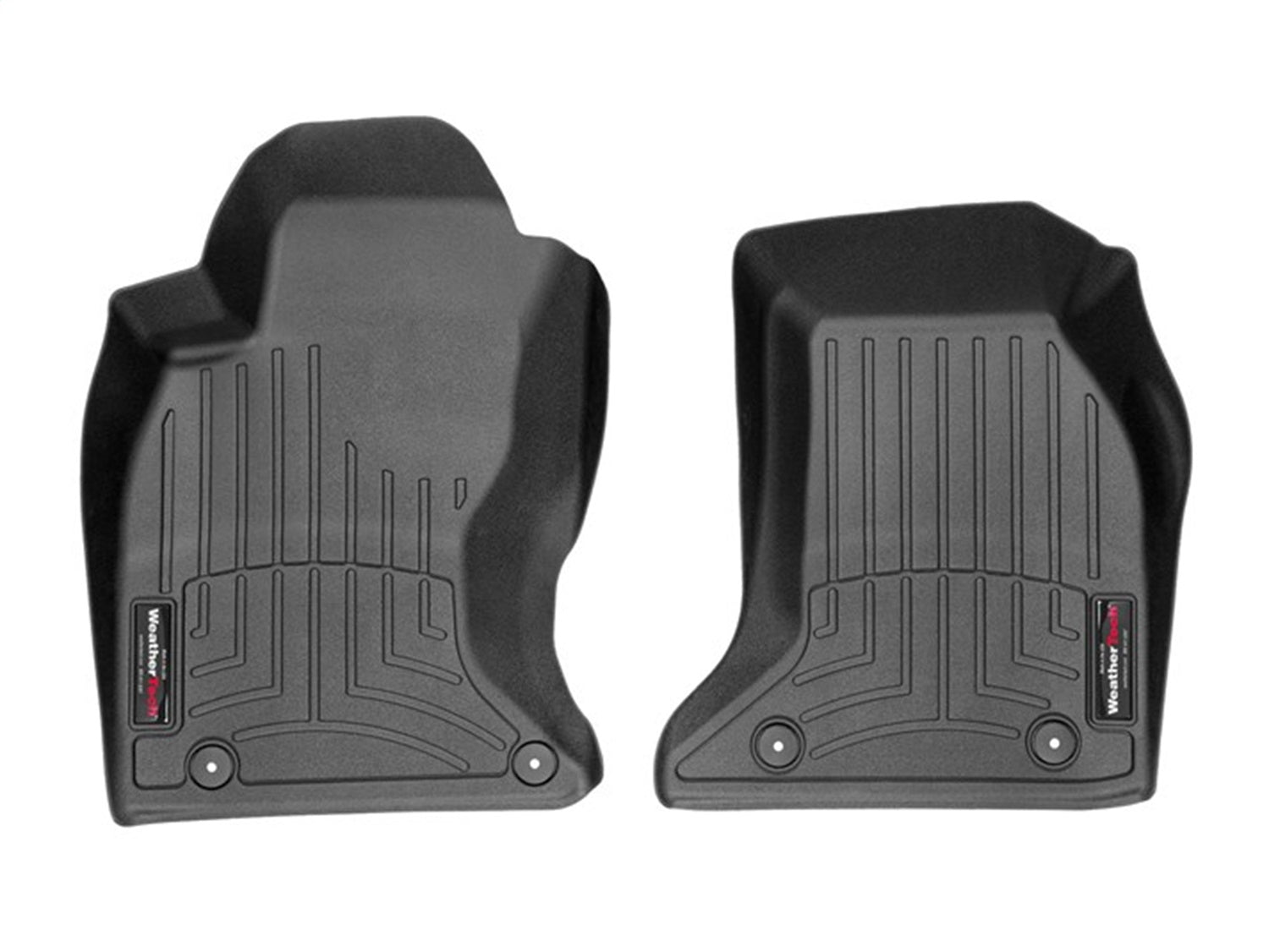 Weathertech 4411821 FloorLiner™ DigitalFit®; Black; Front; Weathertech 4411821