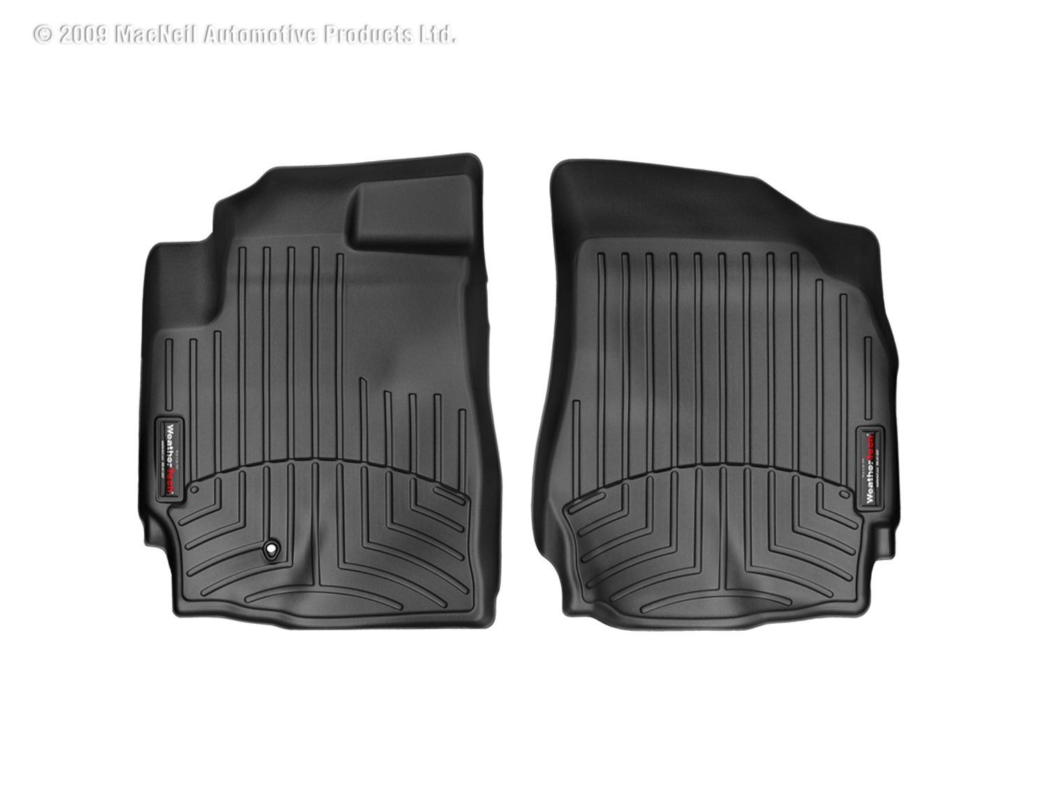 Weathertech 441191 FloorLiner™ DigitalFit®; Black; Front; Weathertech 441191