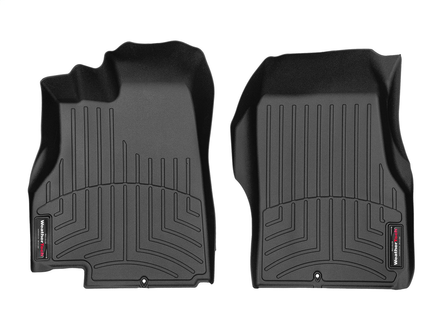 Weathertech 4411931 FloorLiner™ DigitalFit®; Black; Front; Weathertech 4411931