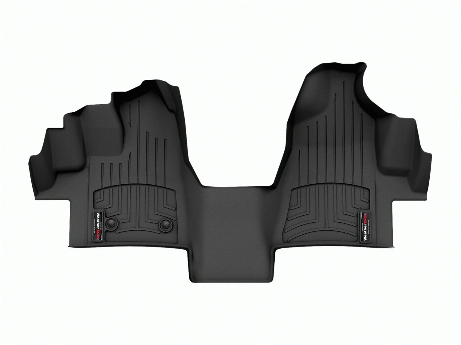Weathertech 4411991 FloorLiner™ DigitalFit®; Black; Front; Over The Hump; Weathertech 4411991