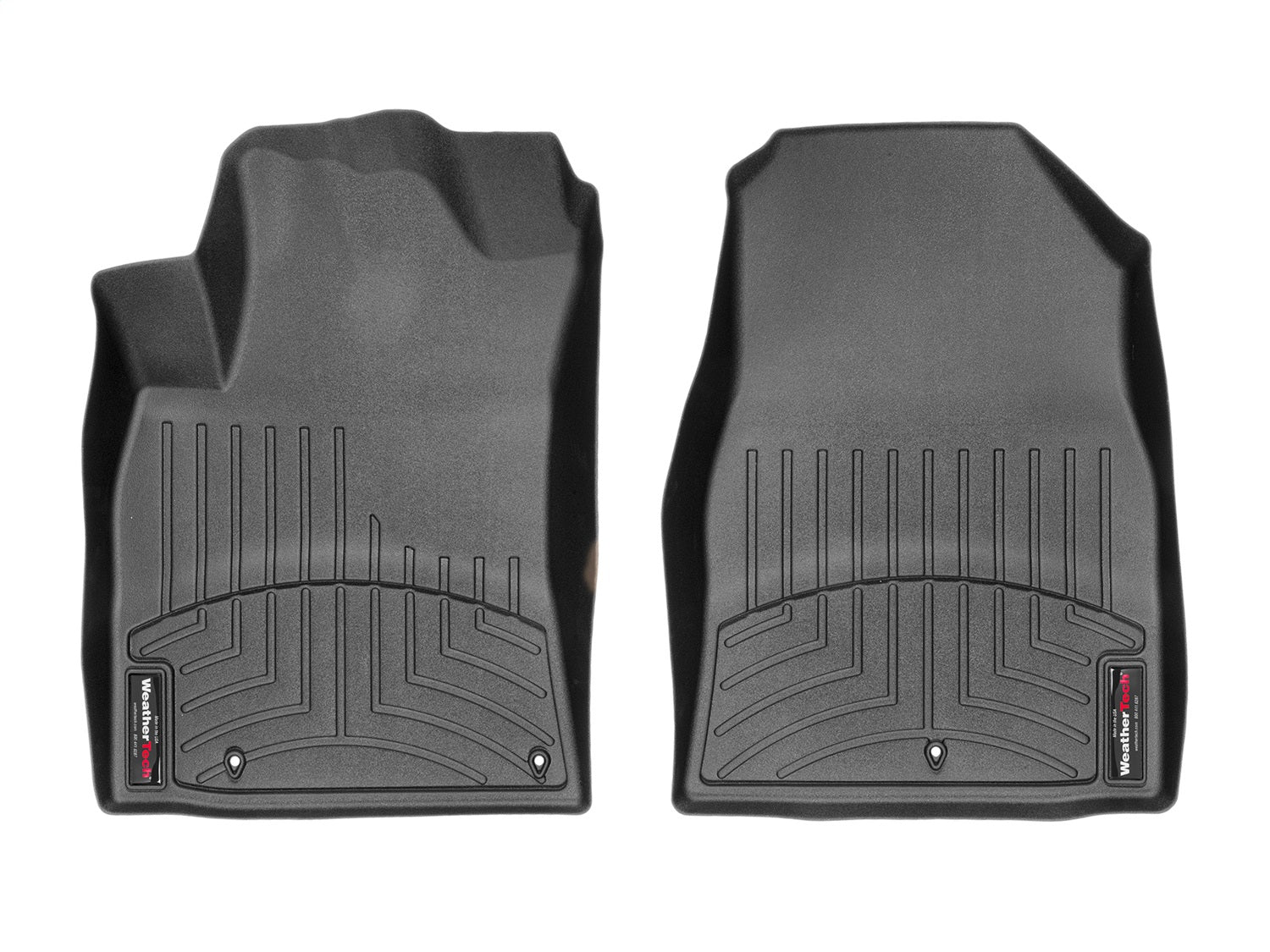 Weathertech 4412011 FloorLiner™ DigitalFit®; Black; Front; Weathertech 4412011