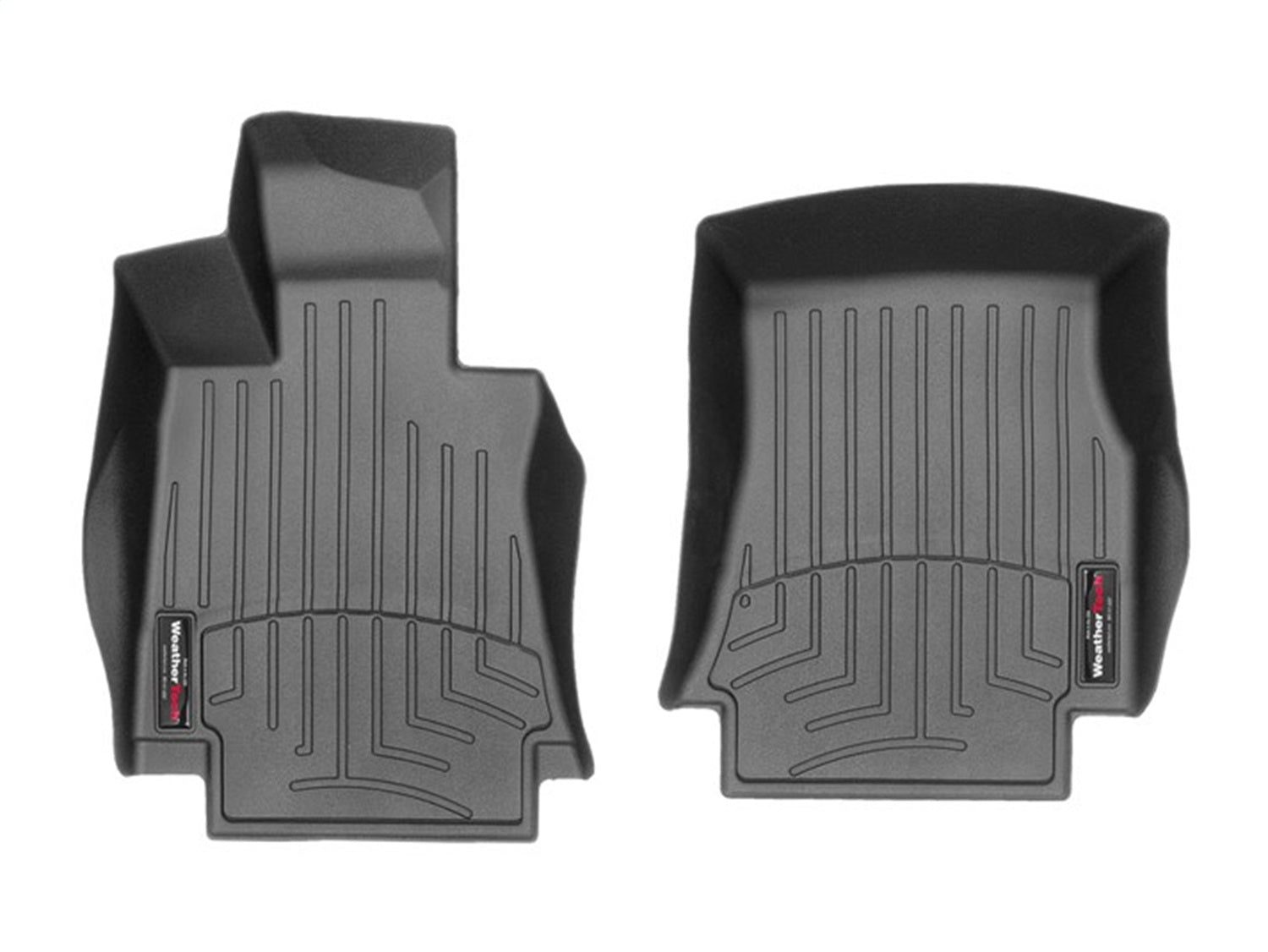 Weathertech 4412071 FloorLiner™ DigitalFit®; Black; Front; Weathertech 4412071
