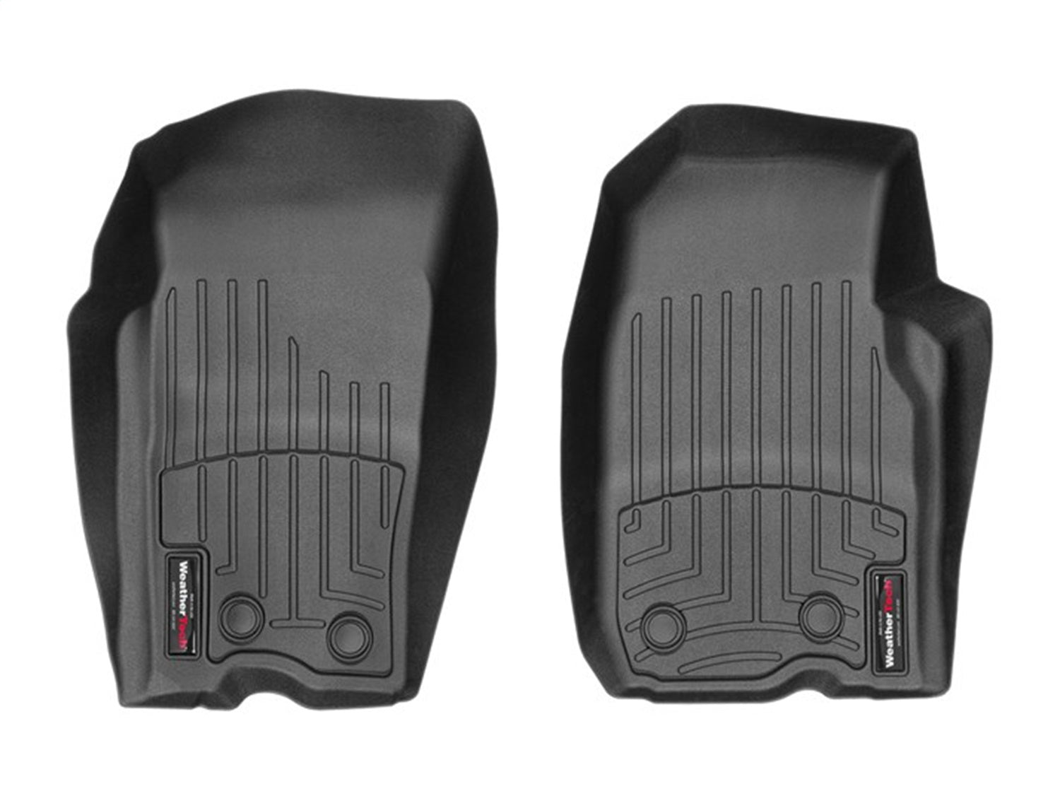 Weathertech 4412151 FloorLiner™ DigitalFit®; Black; Front; Weathertech 4412151