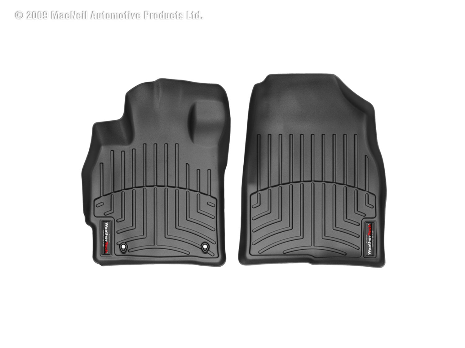 Weathertech 441221 FloorLiner™ DigitalFit®; Black; Front; Weathertech 441221