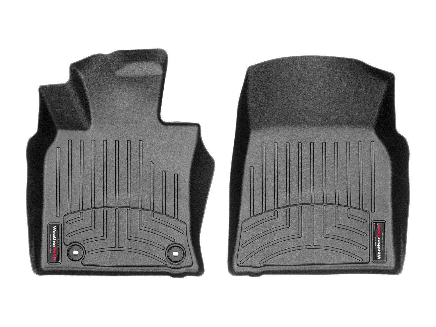 Weathertech 4412301 FloorLiner™ DigitalFit®; Black; Front; Weathertech 4412301