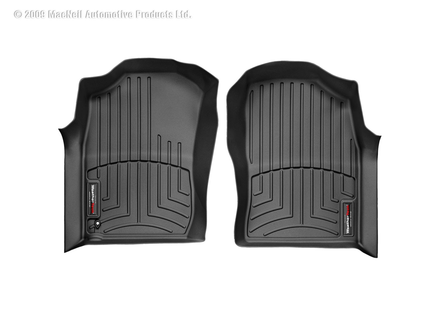 Weathertech 441231 FloorLiner™ DigitalFit®; Black; Front; Weathertech 441231