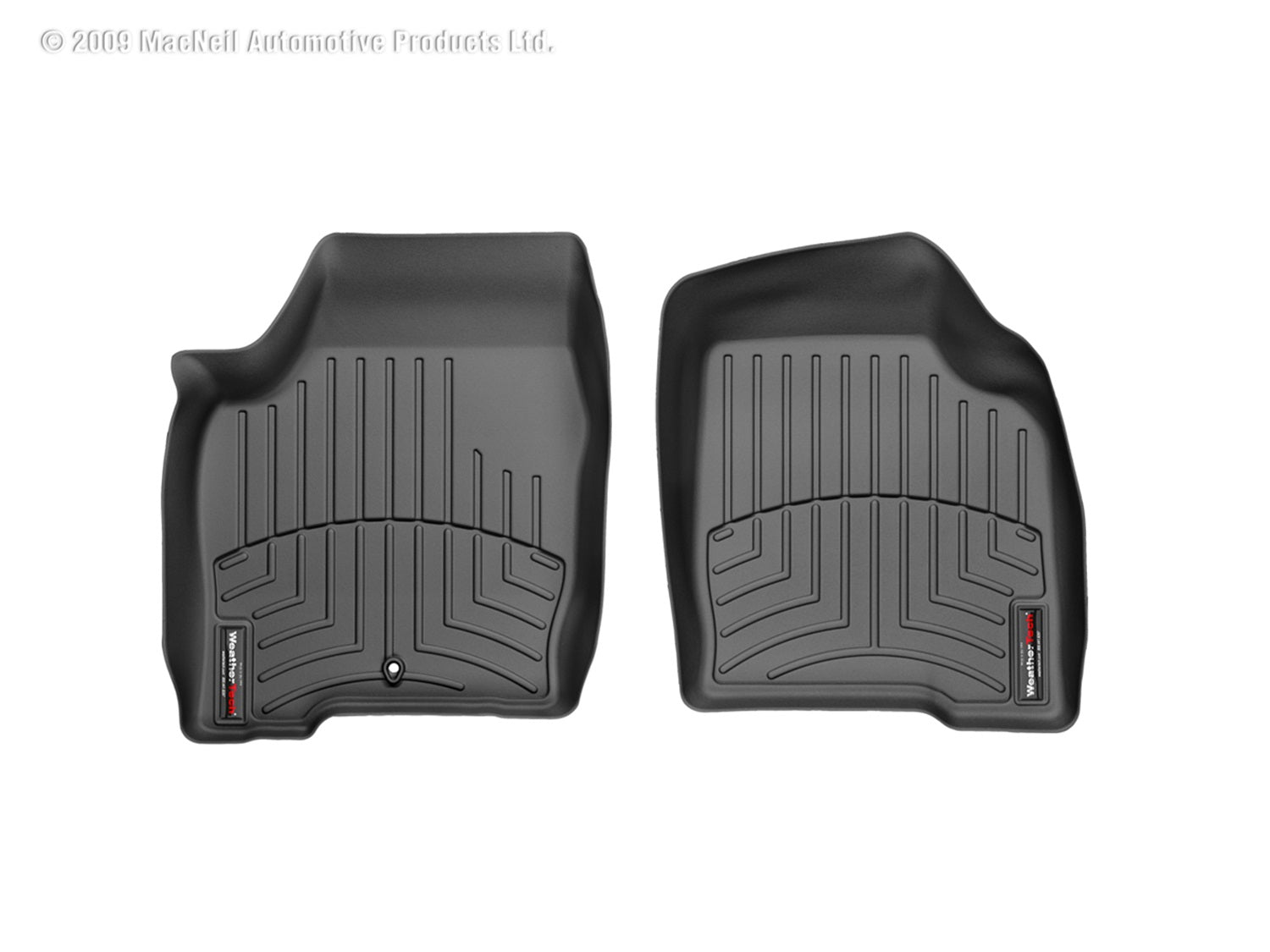 Weathertech 441241 FloorLiner™ DigitalFit®; Black; Front; Weathertech 441241