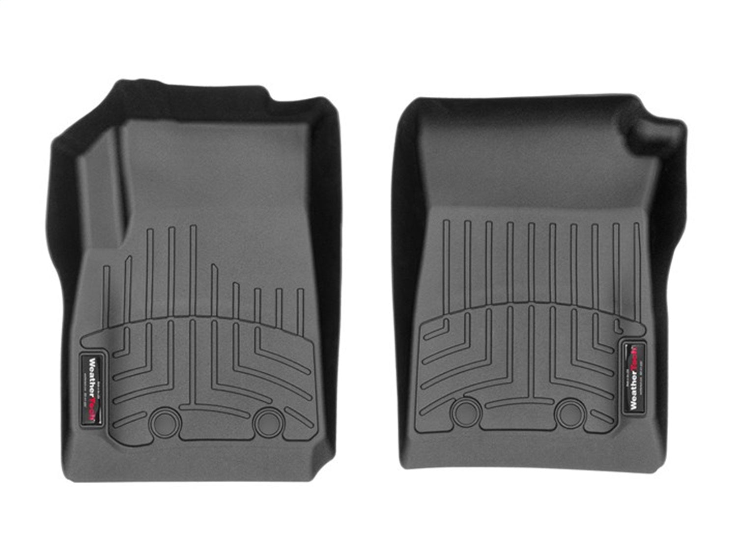 Weathertech 4412571V FloorLiner™ DigitalFit®; Black; Front; Weathertech 4412571V