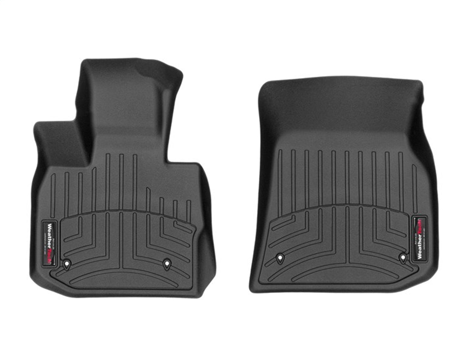 Weathertech 4412731 FloorLiner™ DigitalFit®; Black; Front; Weathertech 4412731