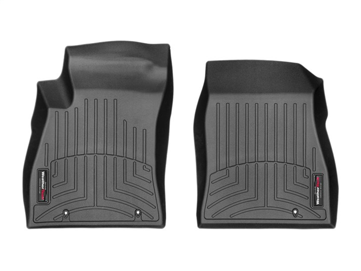 Weathertech 4412791 FloorLiner™ DigitalFit®; Black; Front; Weathertech 4412791